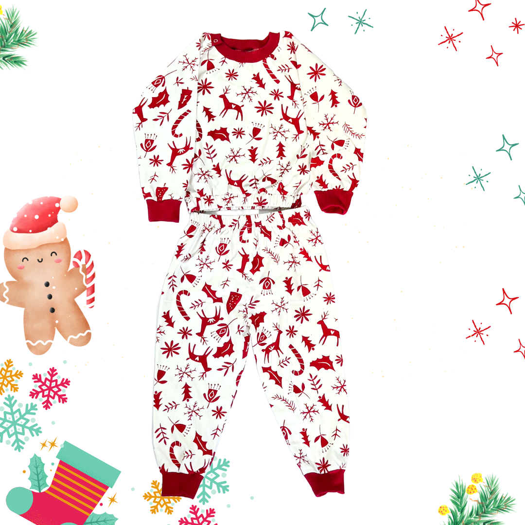 Red Christmas Jammie Set