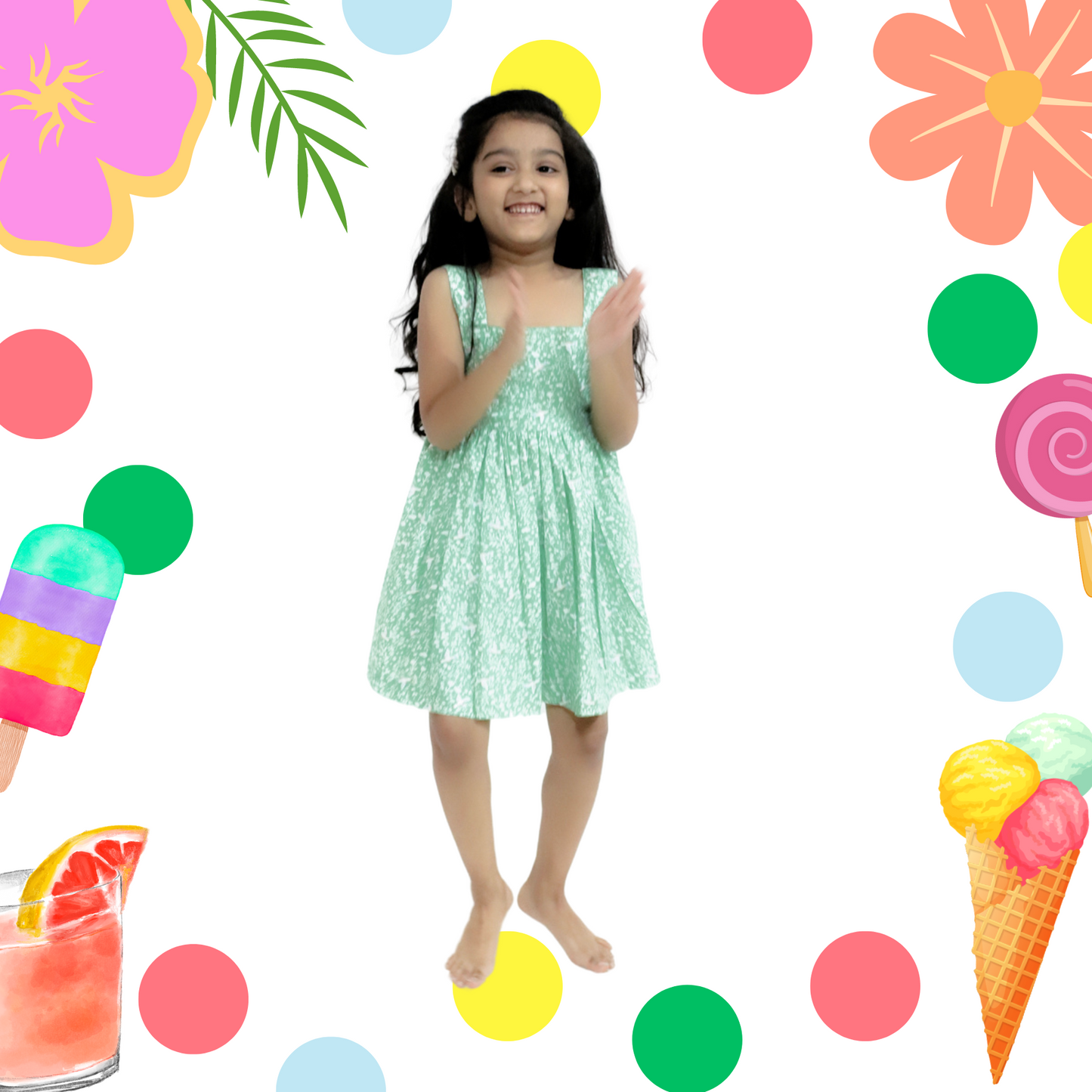 Green Garden Dress