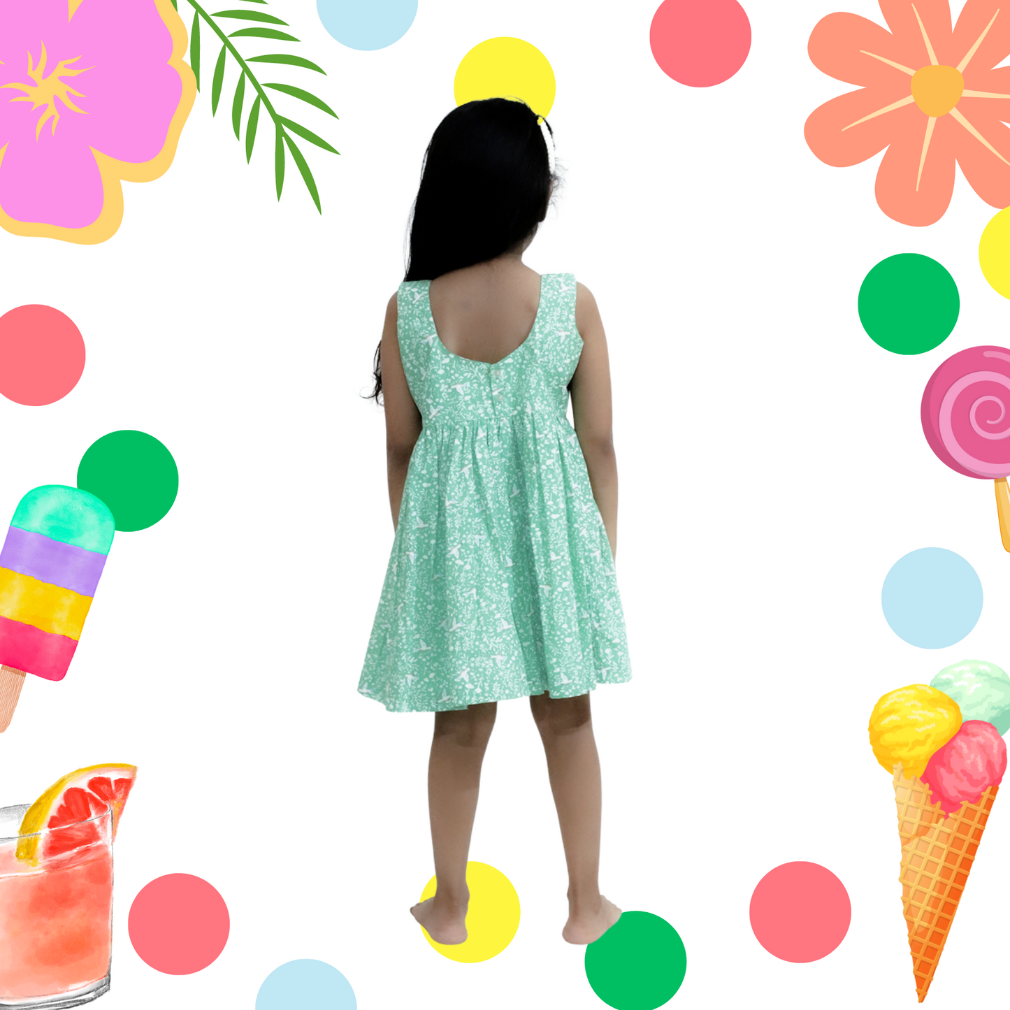 Green Garden Dress