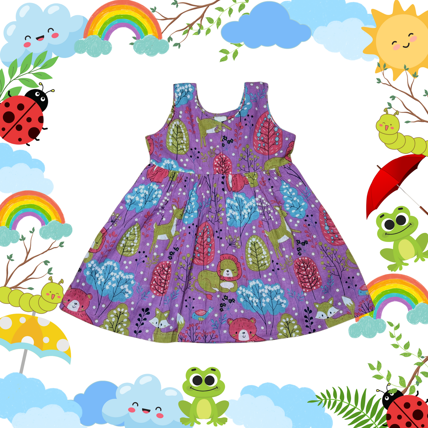 Purple Forest Club Dress