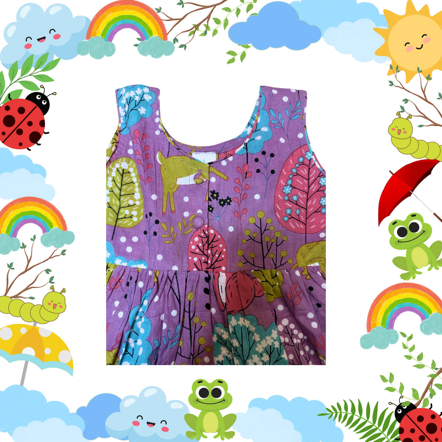Purple Forest Club Dress
