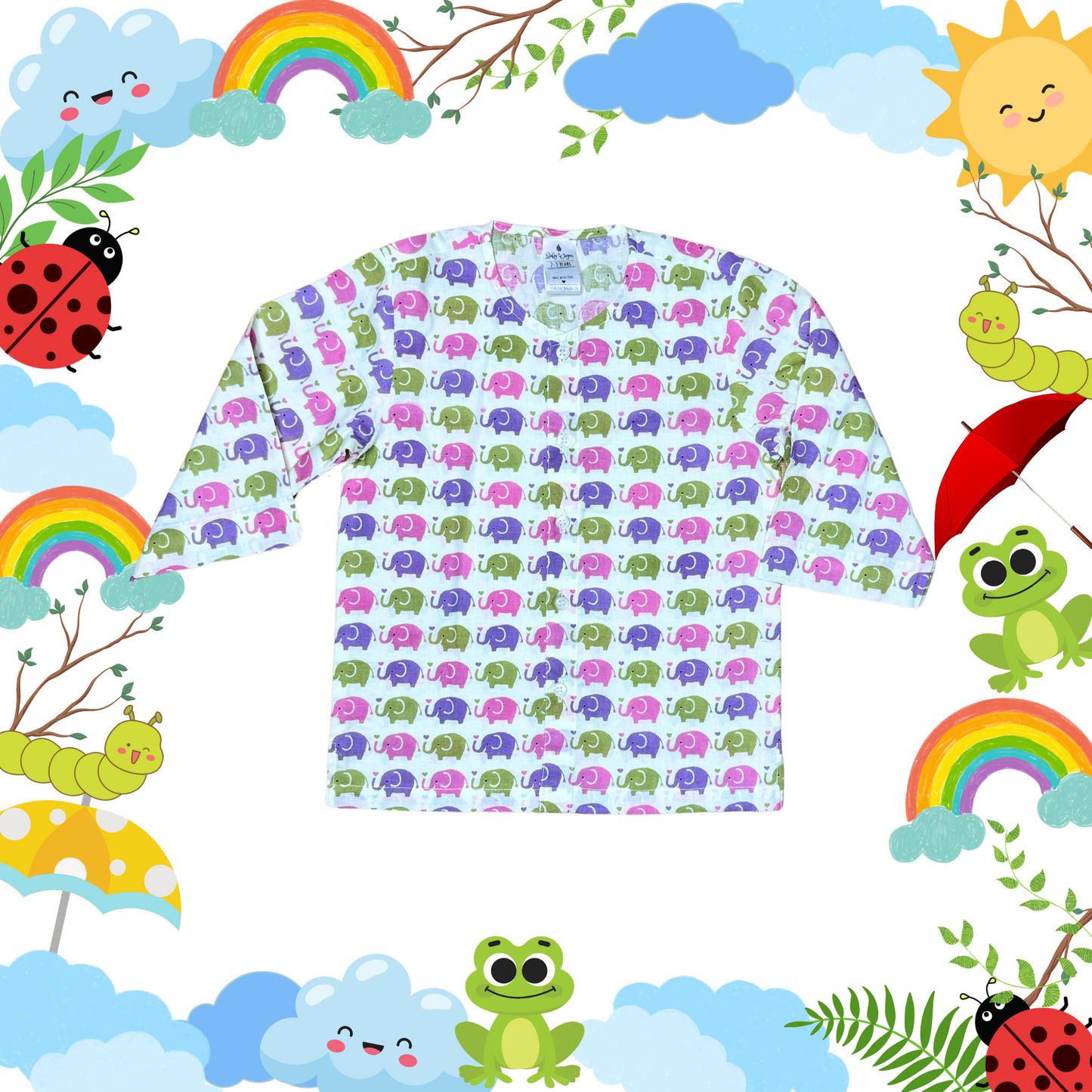 Elephant Party Short Set