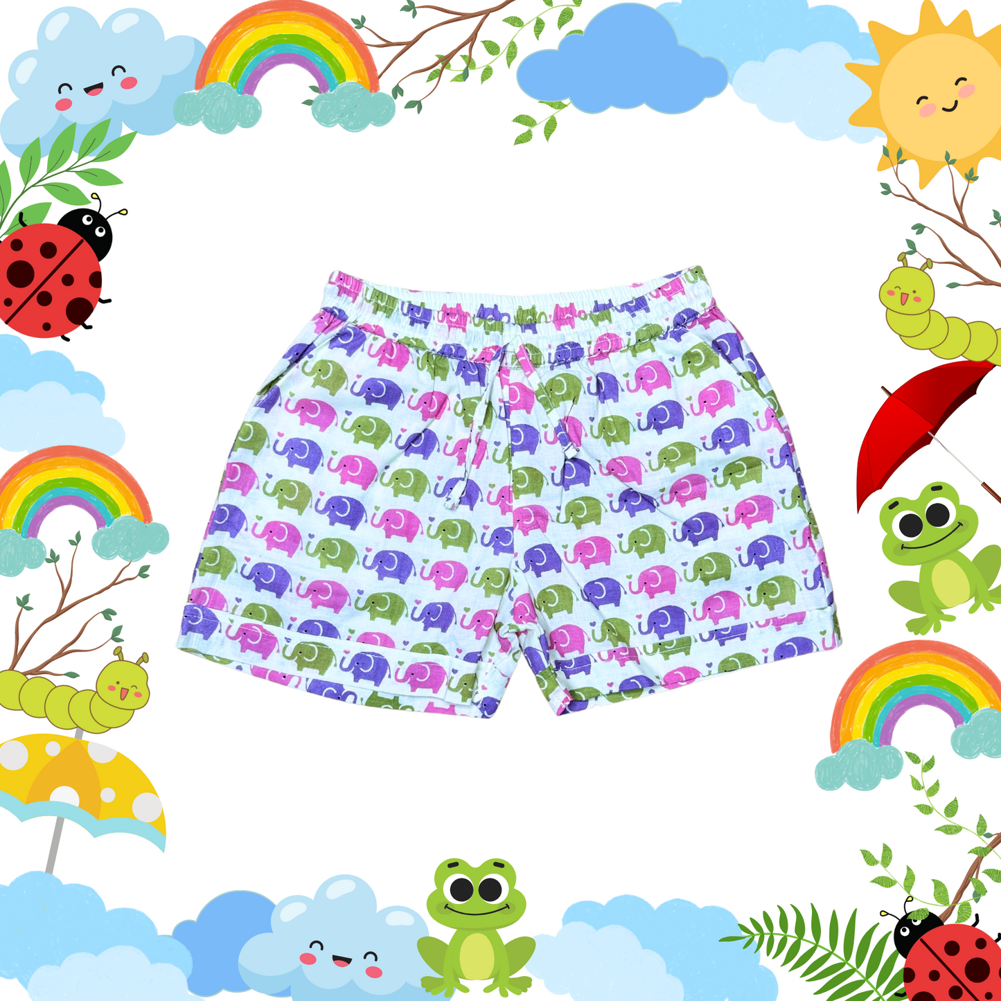 Elephant Party Short Set