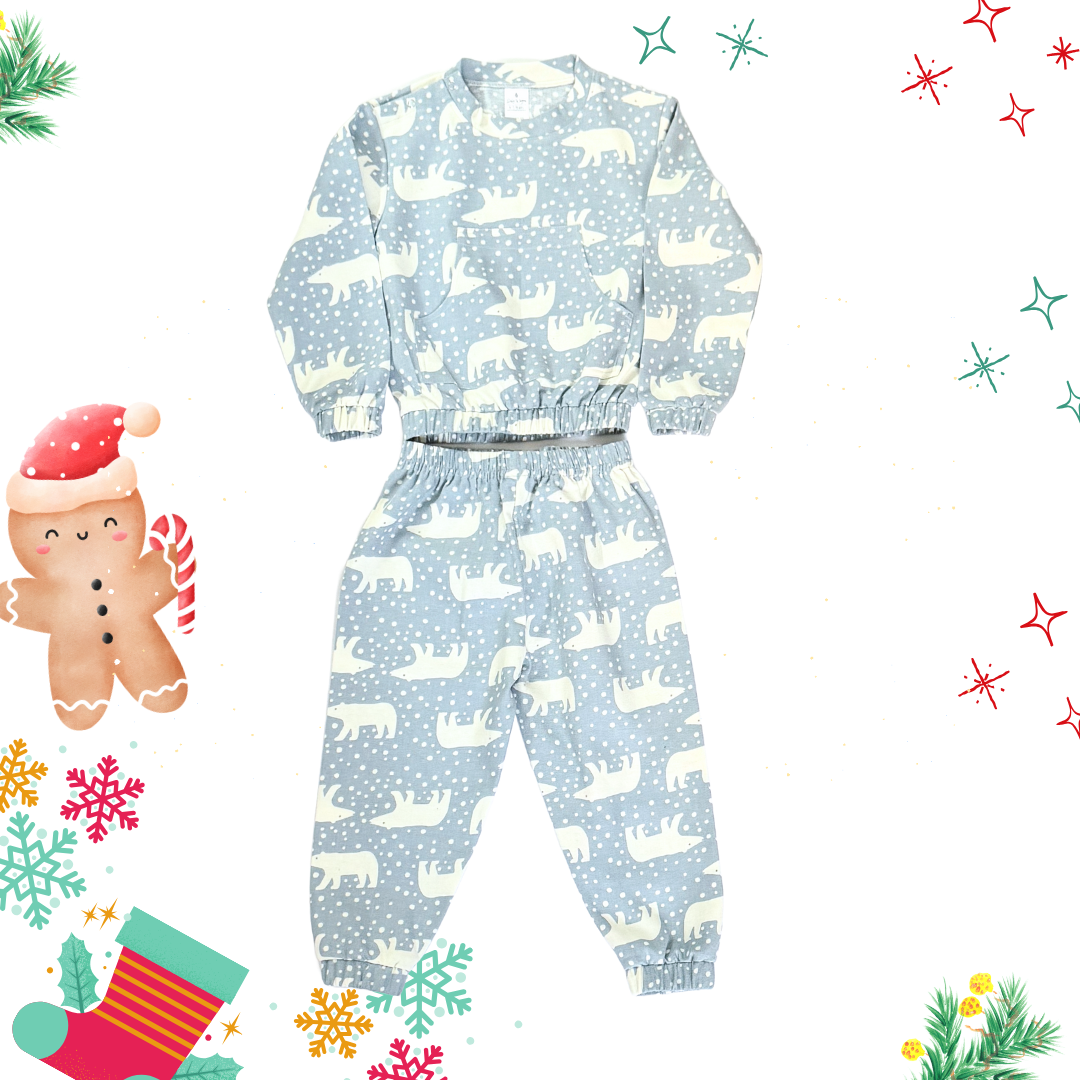 Dancing Polar Bear Jammie Set