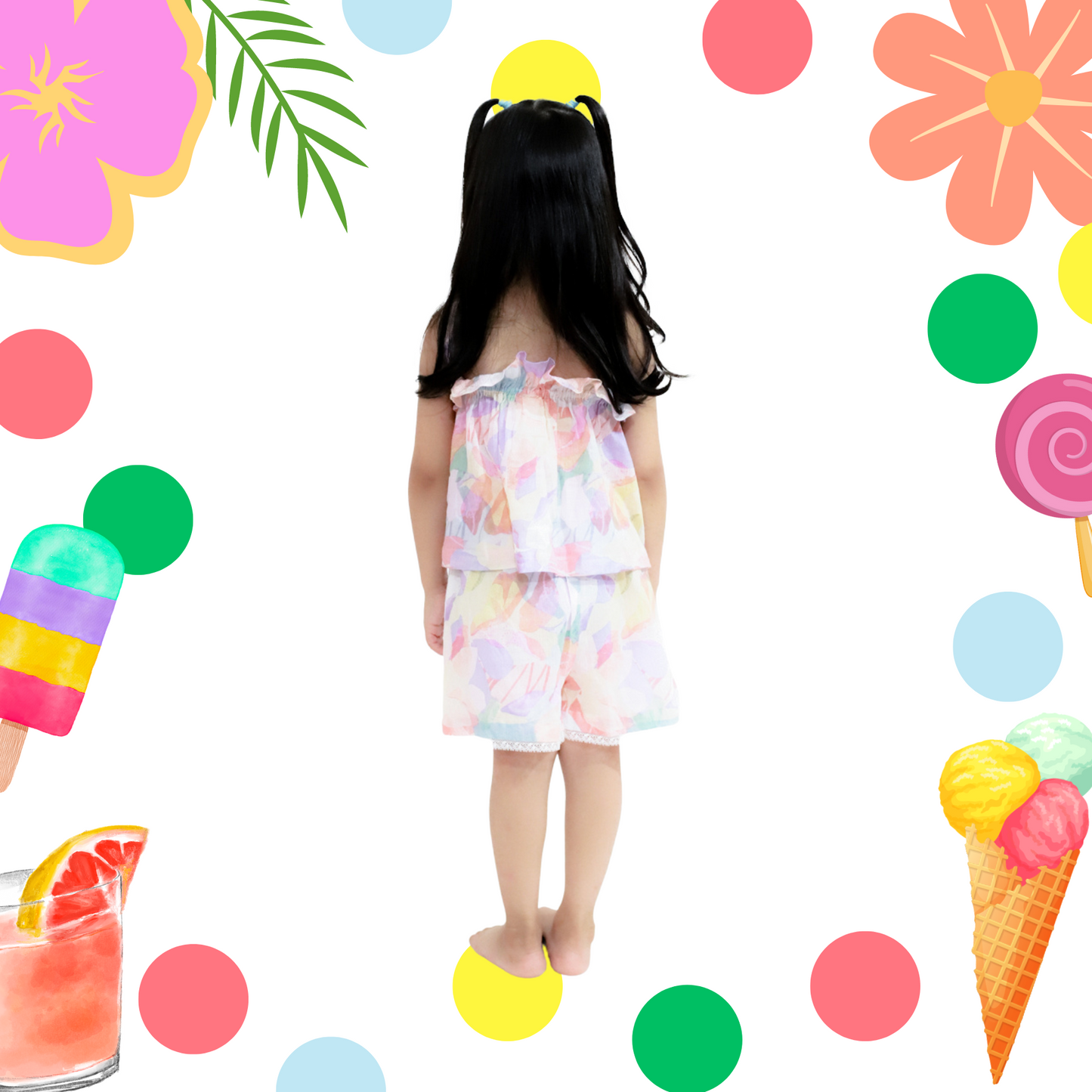Pastel Marble Effect Coord Set
