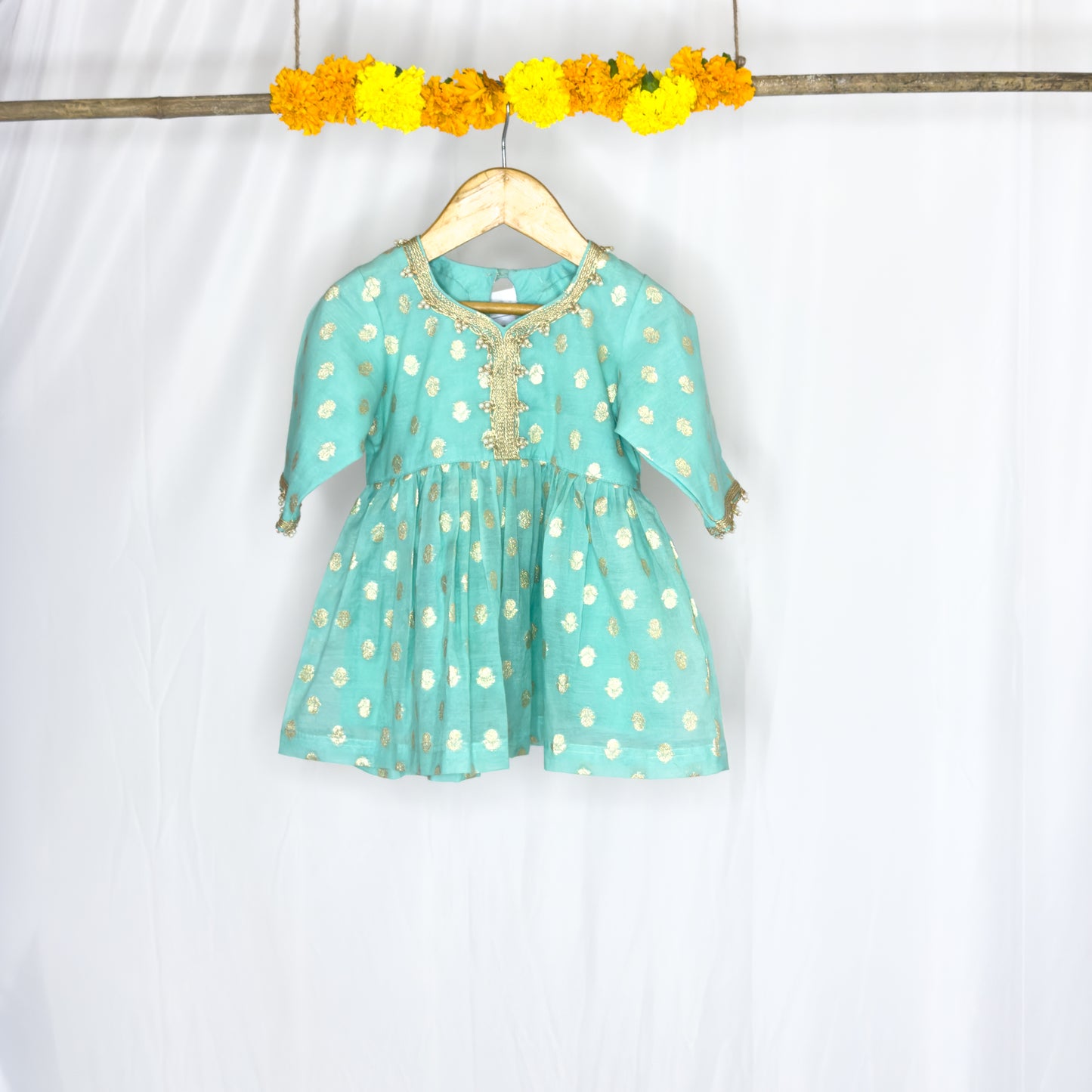 Diya- chanderi kurta salwar set