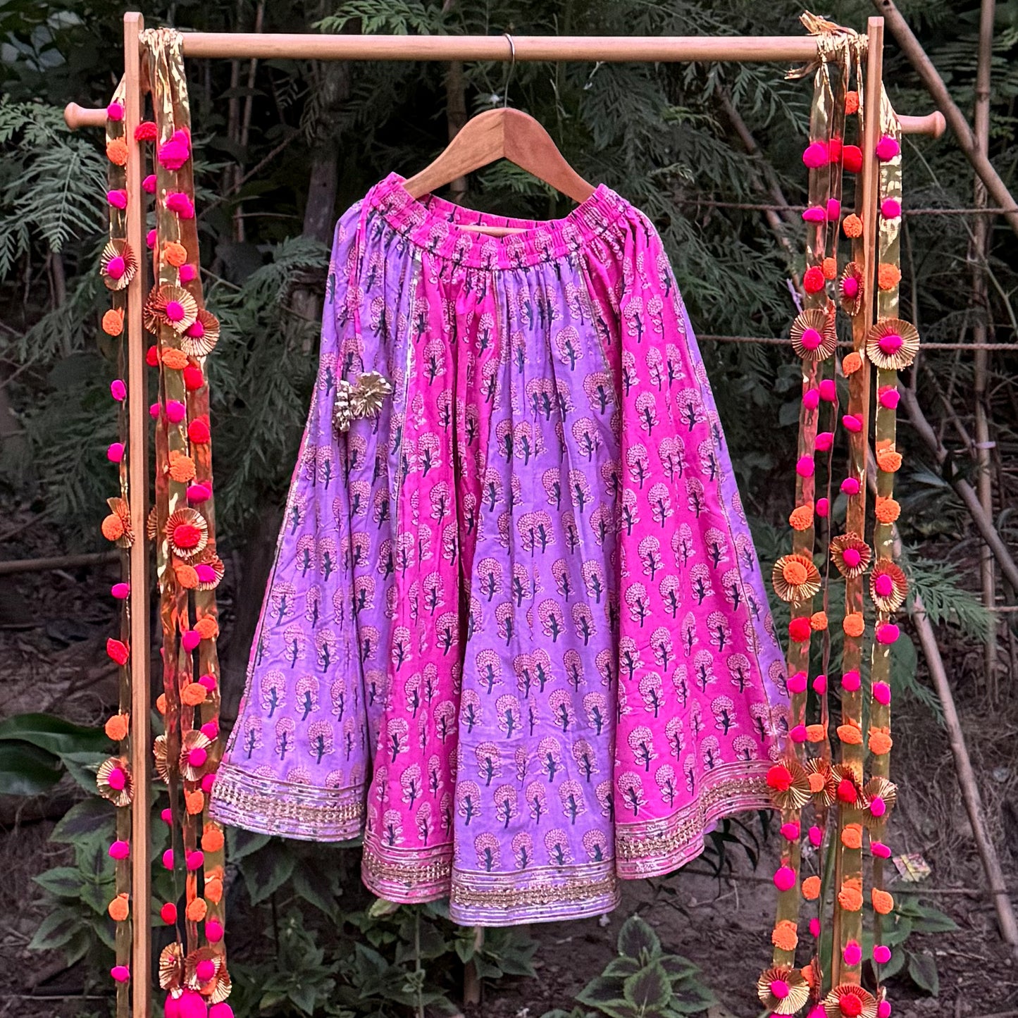Hues of Lavendar Lehenga Set