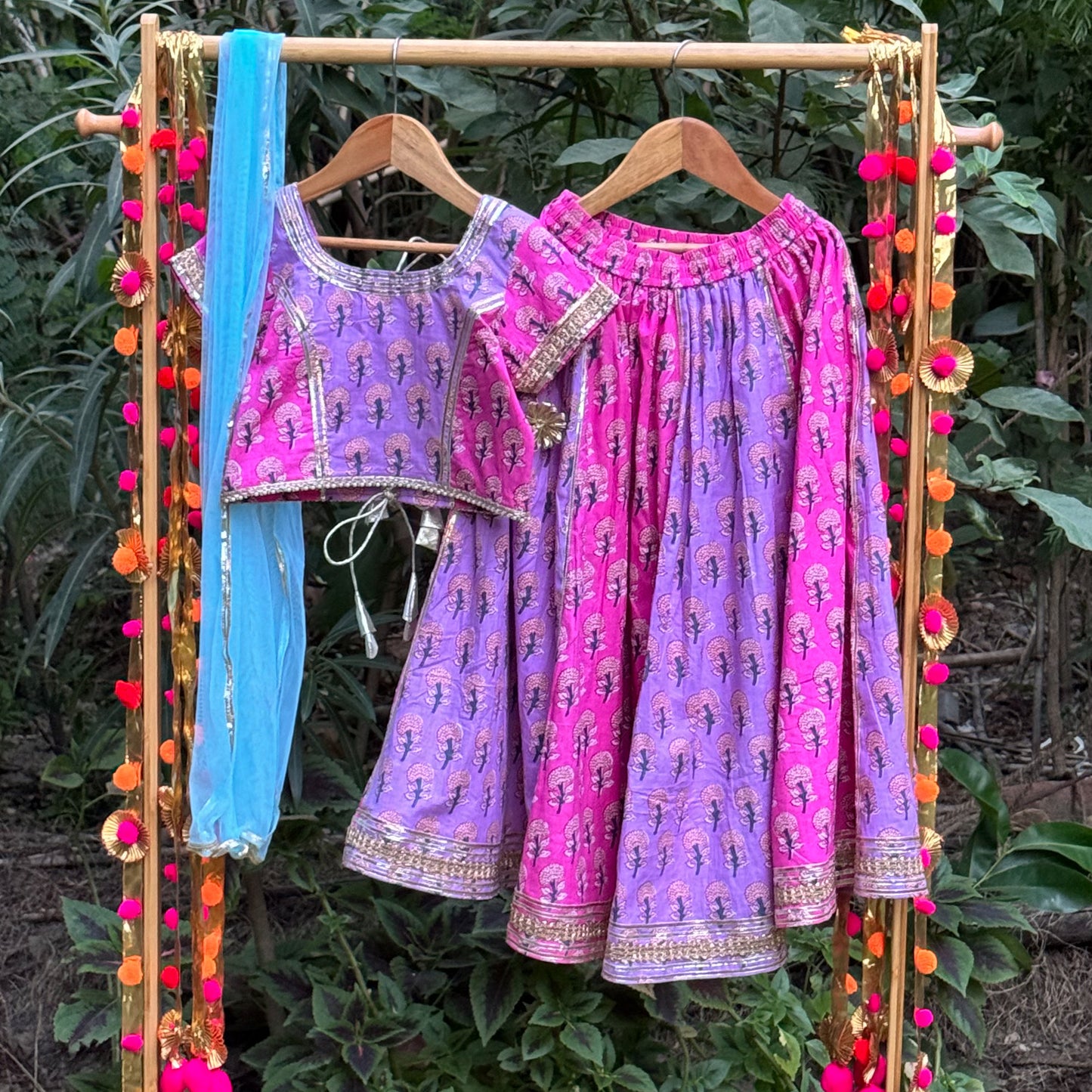 Hues of Lavendar Lehenga Set