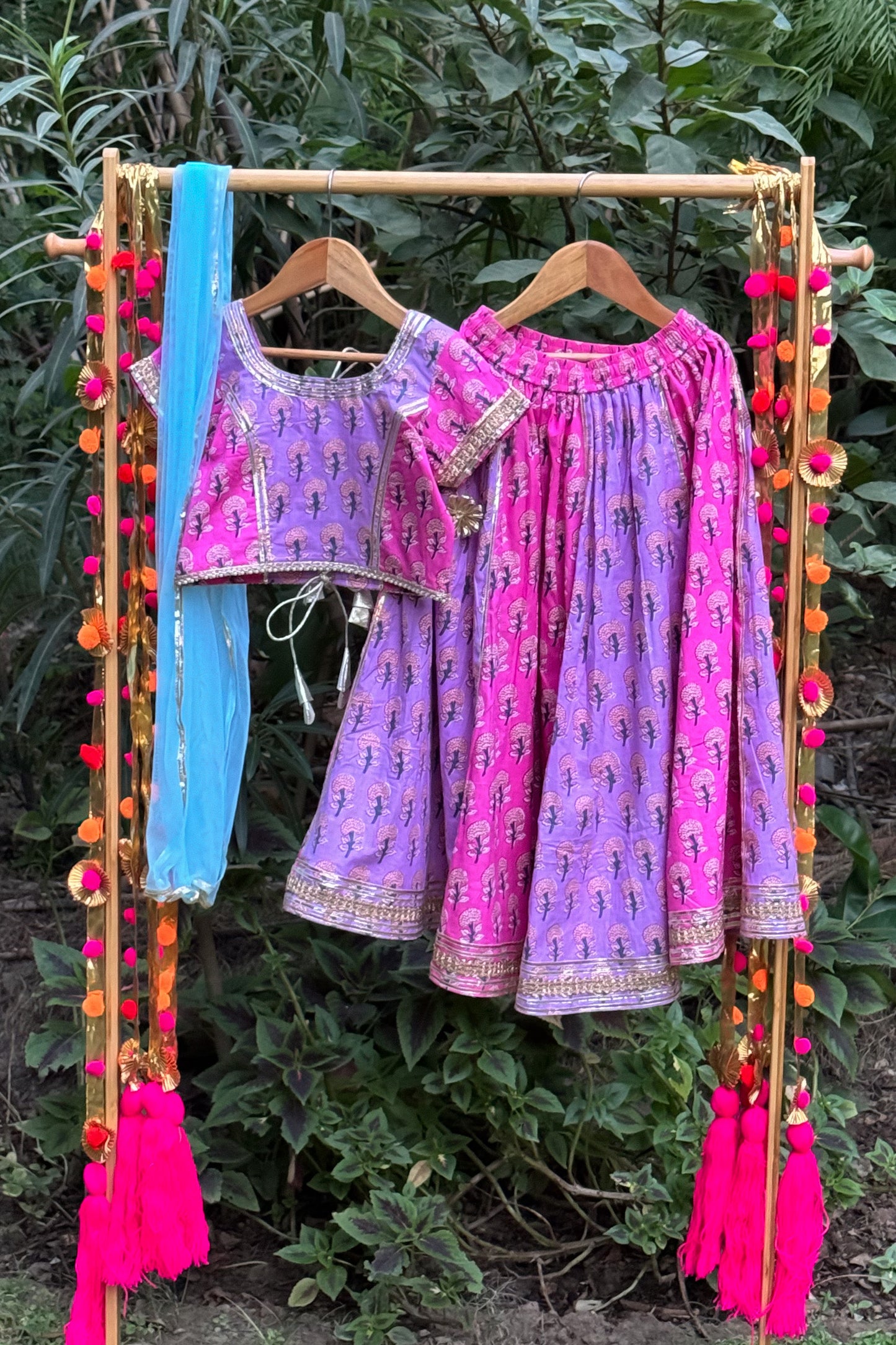 Hues of Lavendar Lehenga Set