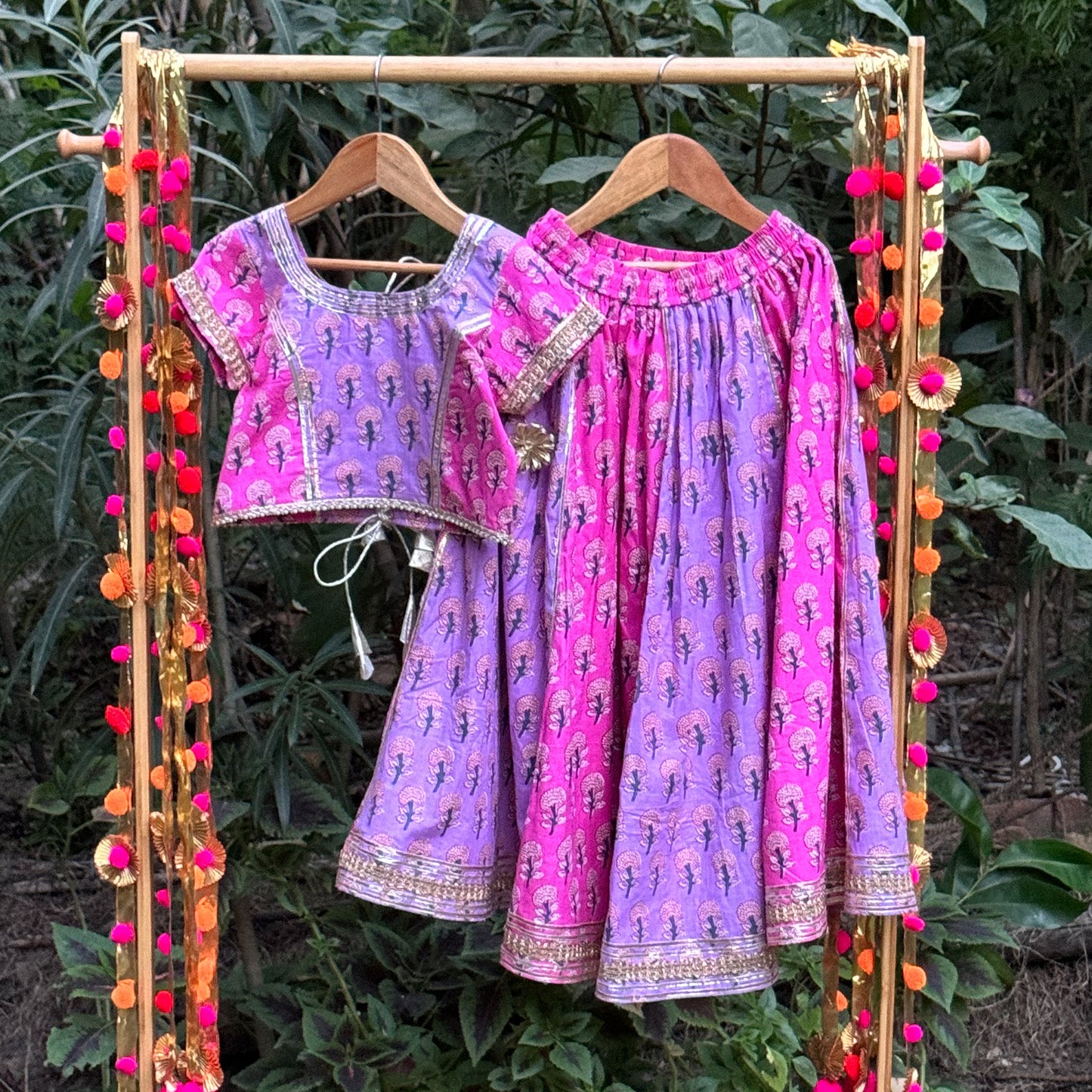 Hues of Lavendar Lehenga Set