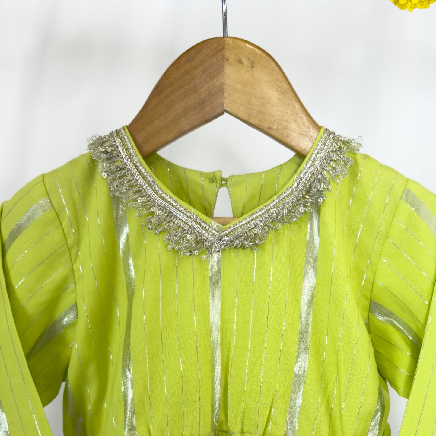 Samara- a green kurta plazo set