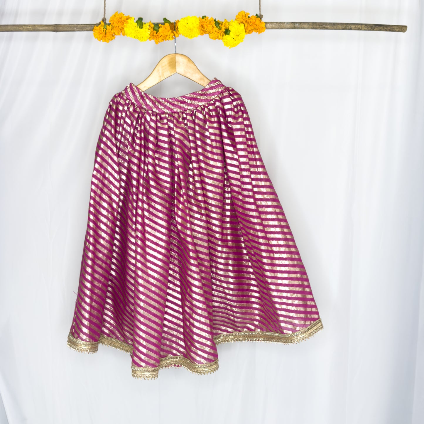 Siya- banarasi chanderi lehenga