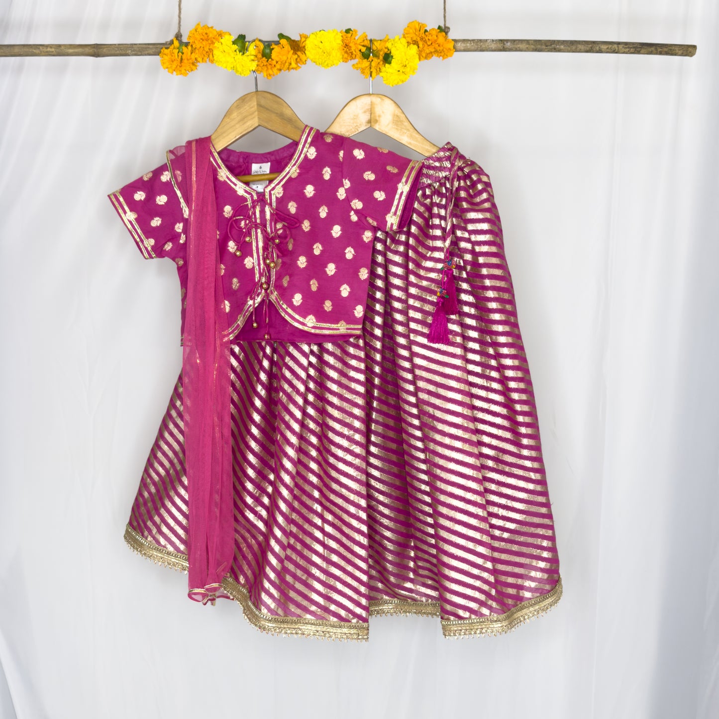 Siya- banarasi chanderi lehenga