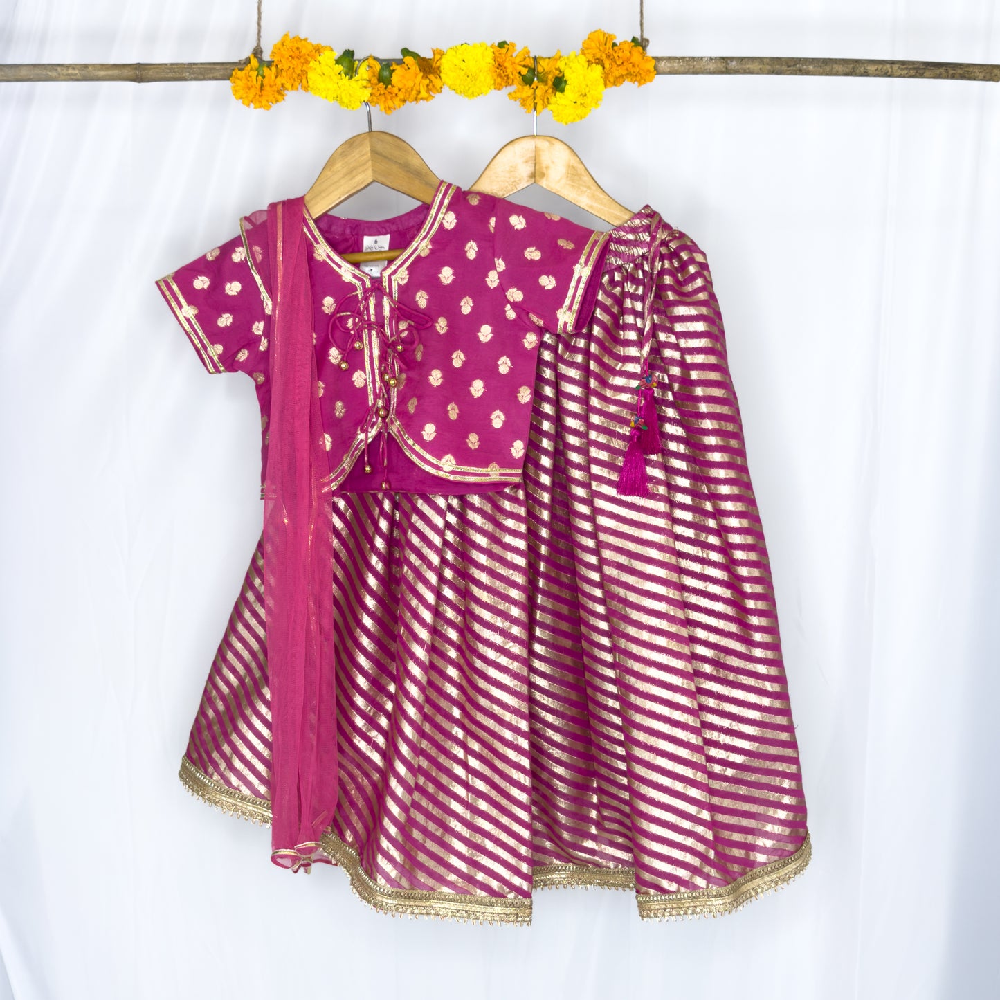 Siya- banarasi chanderi lehenga