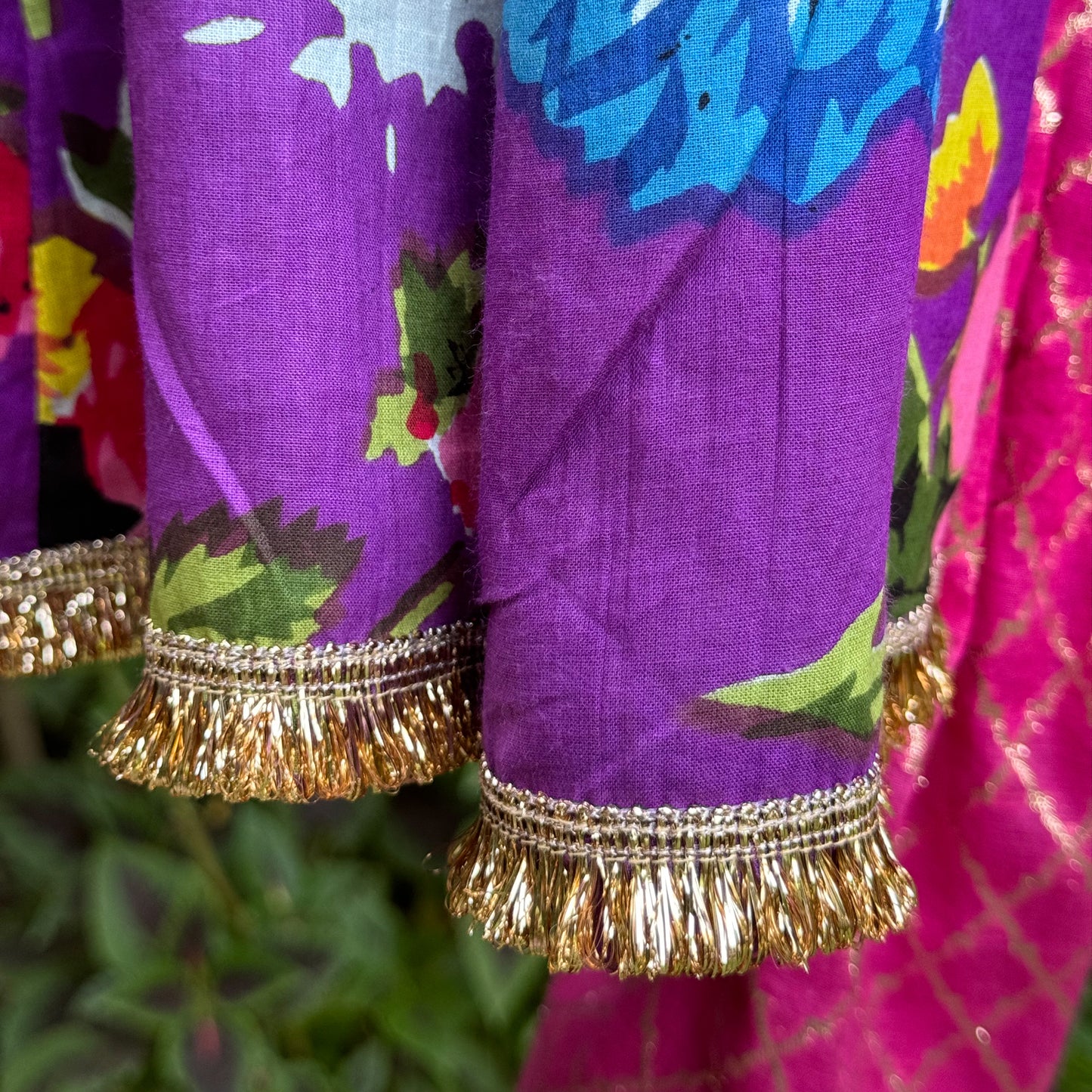 Valley of Flowers Short Kurti Salwar Set
