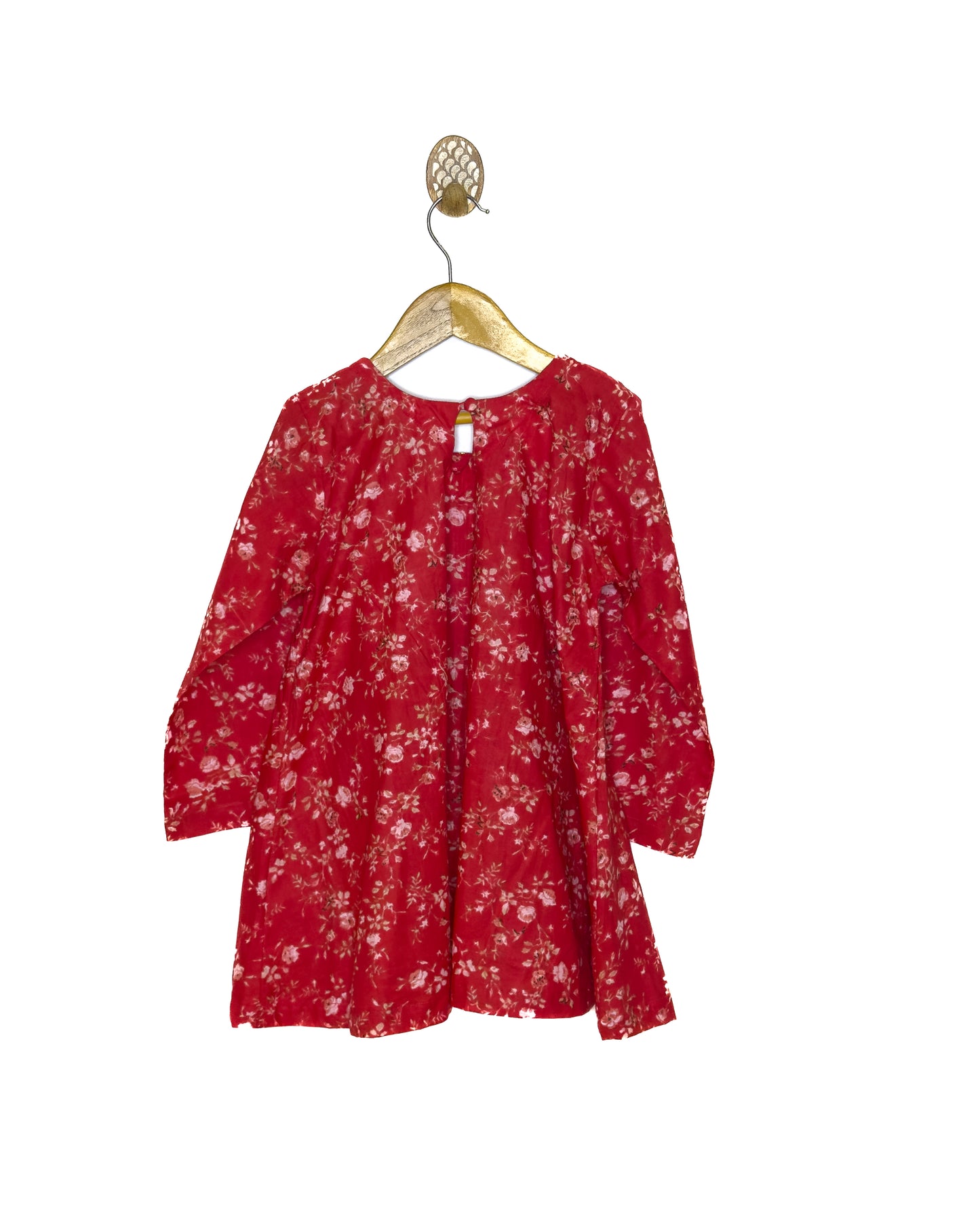 Red Choga Salwar Set