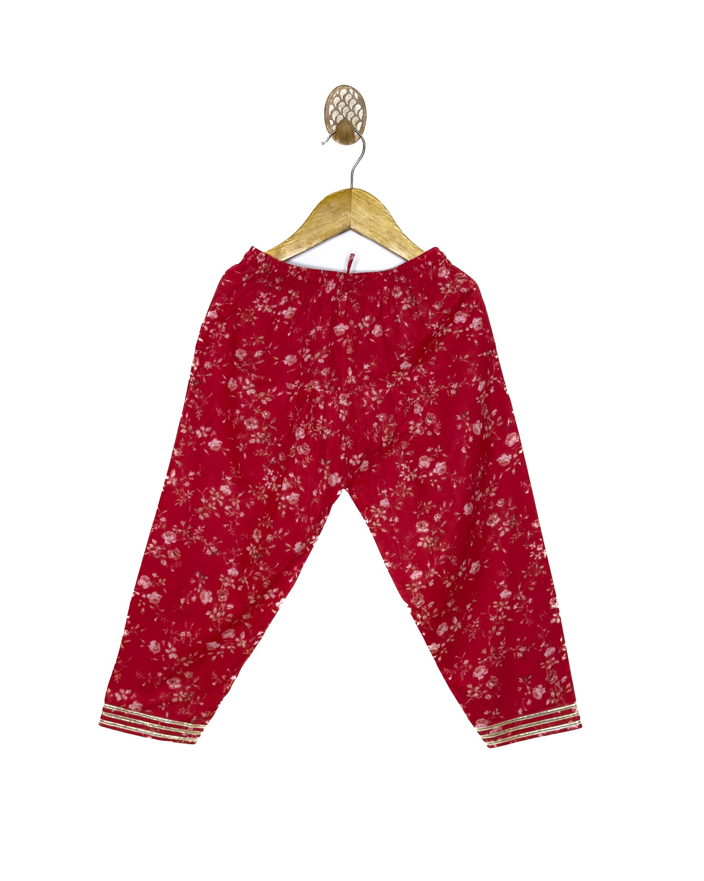Red Choga Salwar Set