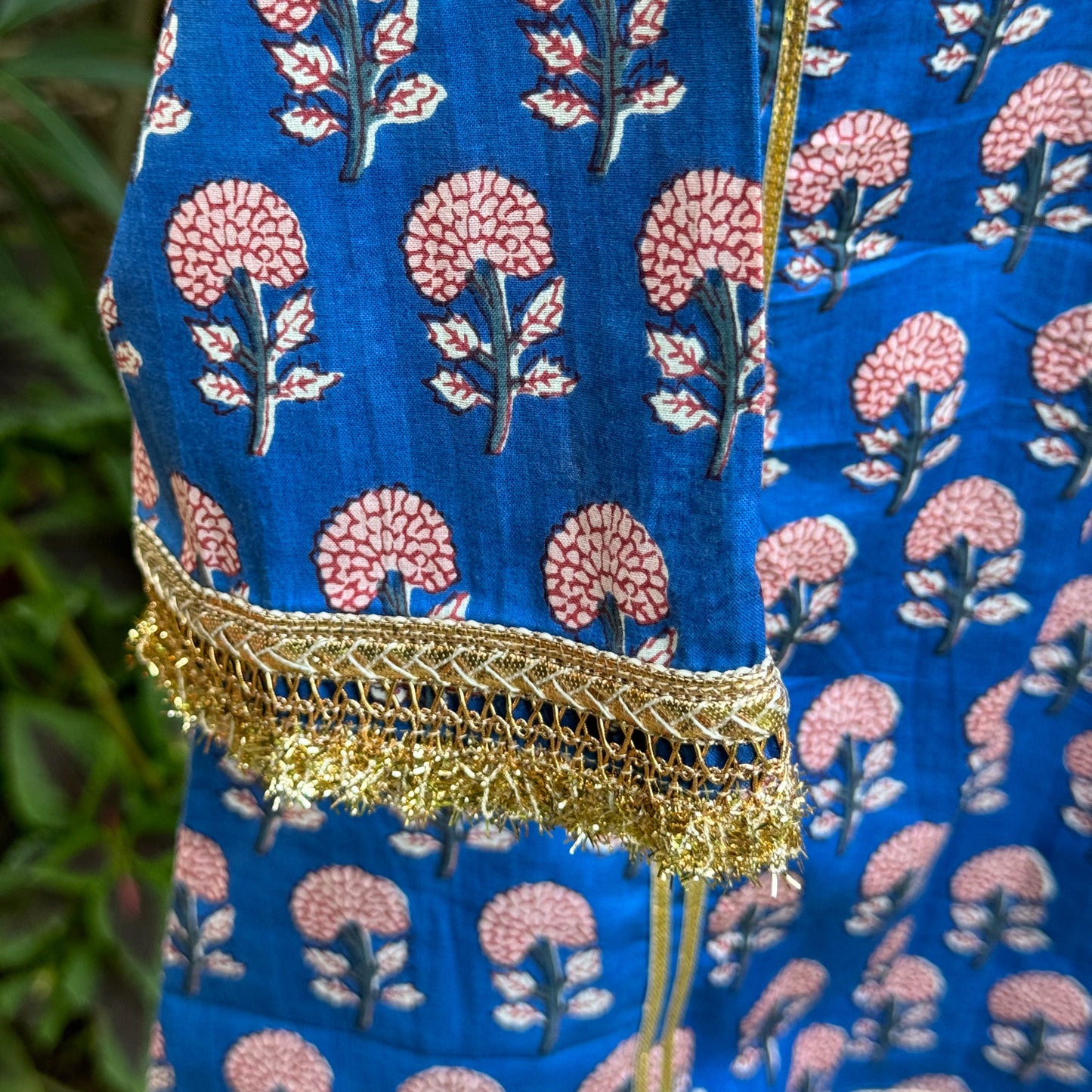 Whimsical Garden Choga Salwar Set