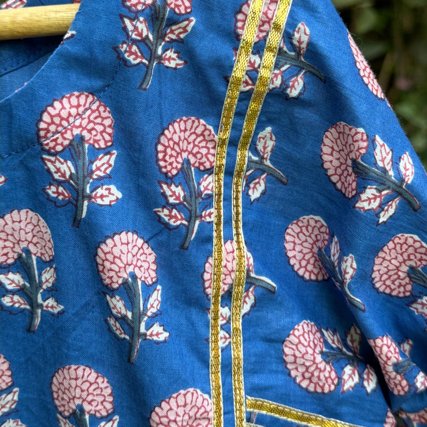 Whimsical Garden Choga Salwar Set