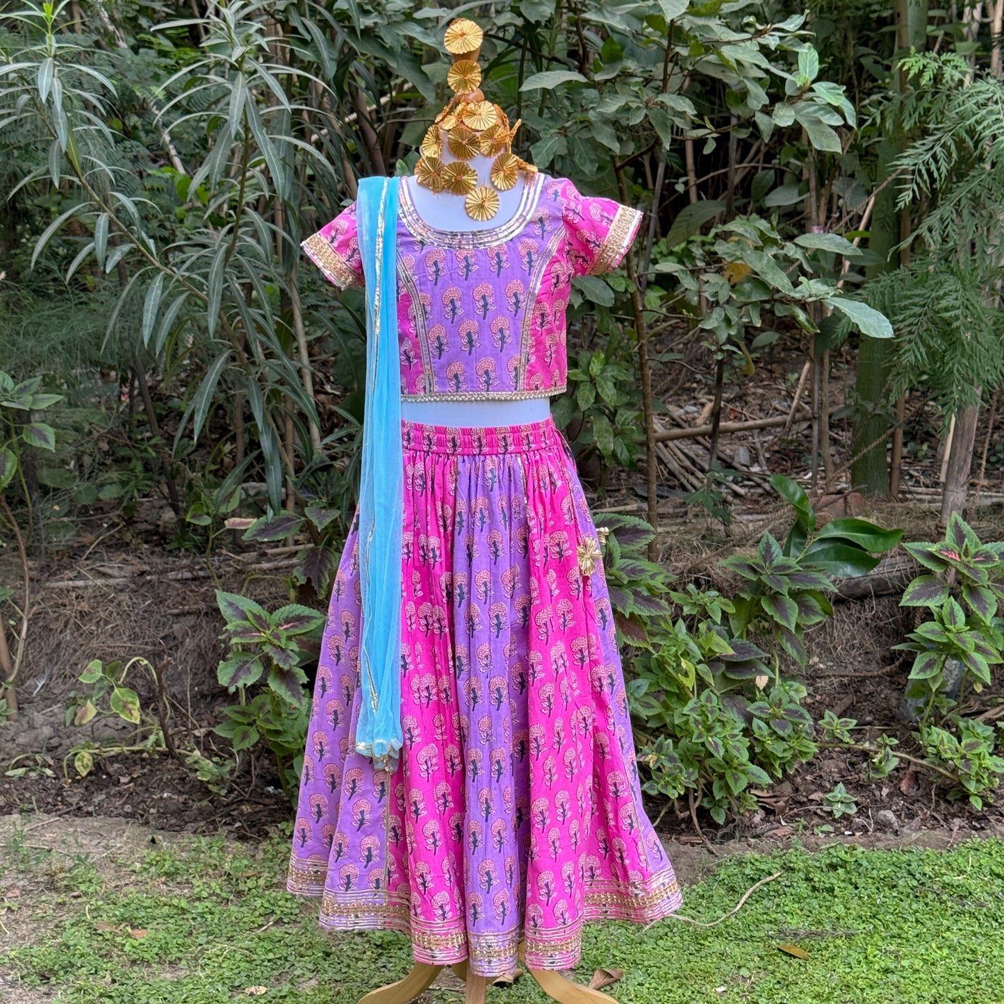 Hues of Lavendar Lehenga Set