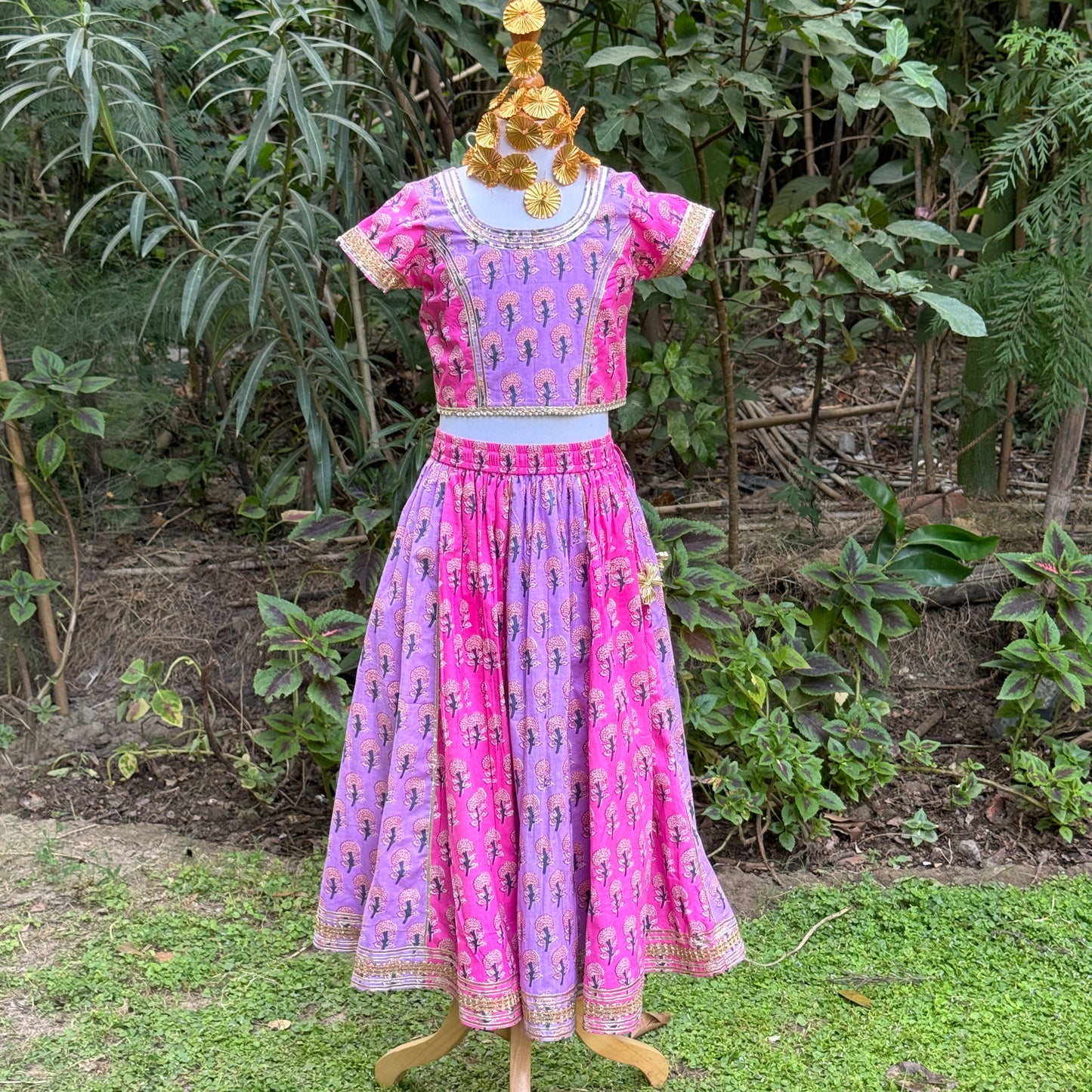 Hues of Lavendar Lehenga Set