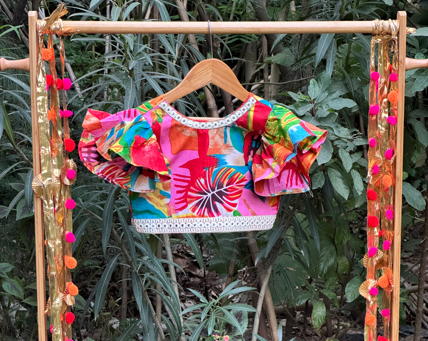 Fun on a canvas Lehenga