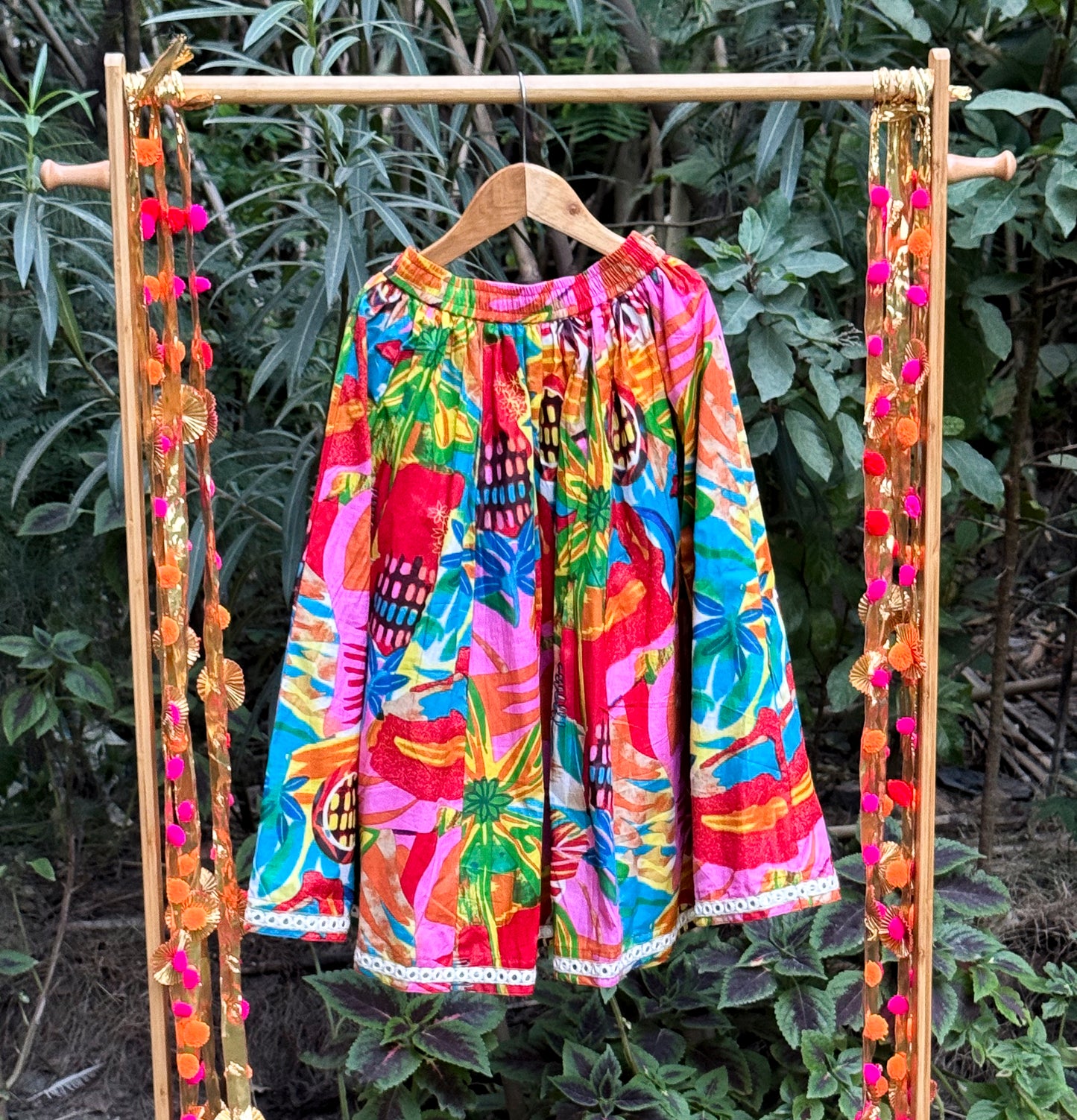 Fun on a canvas Lehenga