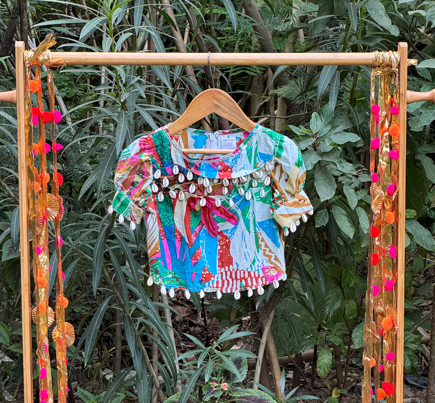 Abstract Fun Sharara Set