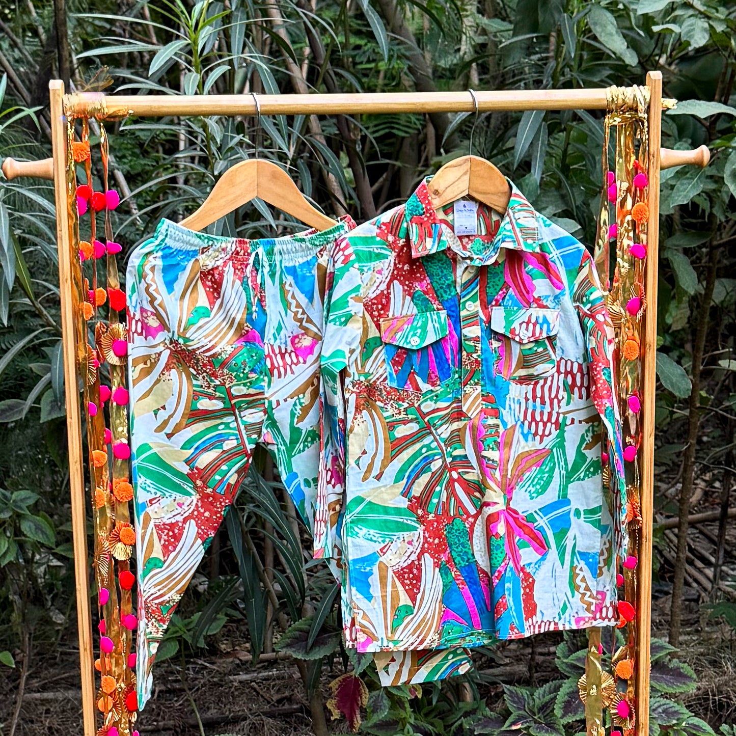 Abstract Fun Kurta Set
