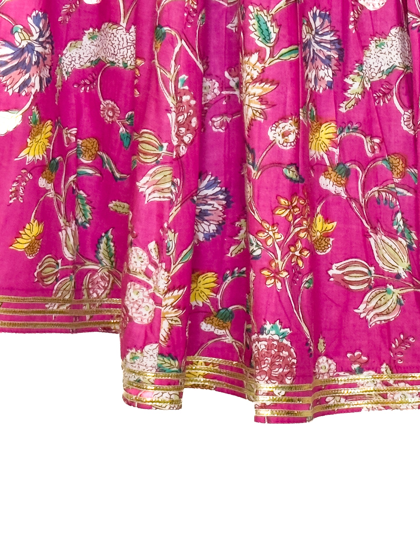 Rani Pink Floral Jaal Lehenga