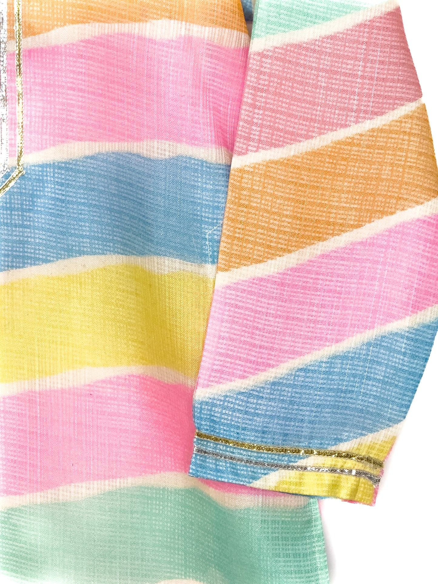 Multicolor Lehariya Kurta