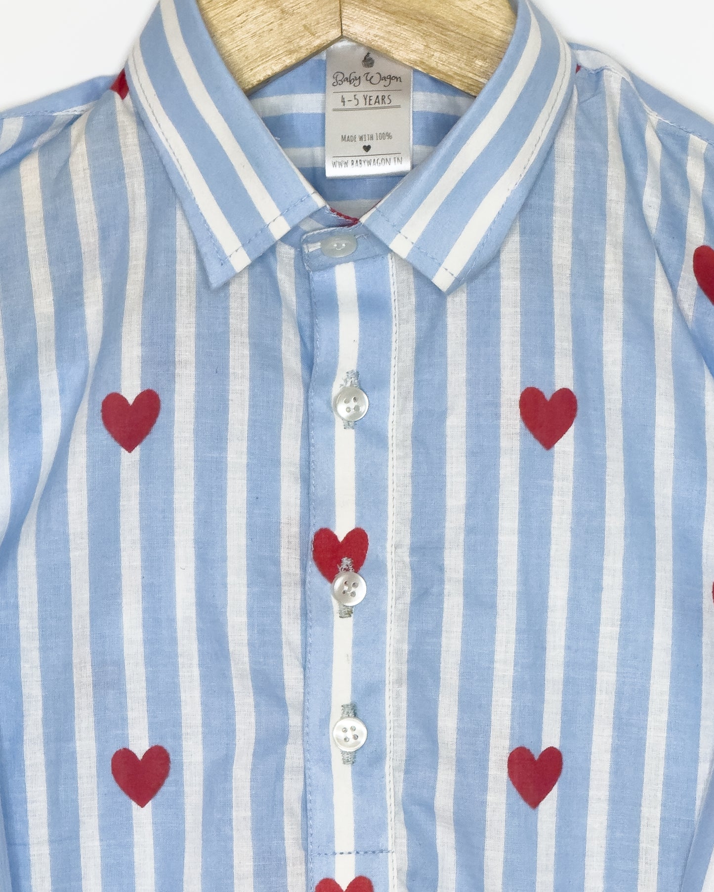 Blue Stripe Heart Kurta (Copy)
