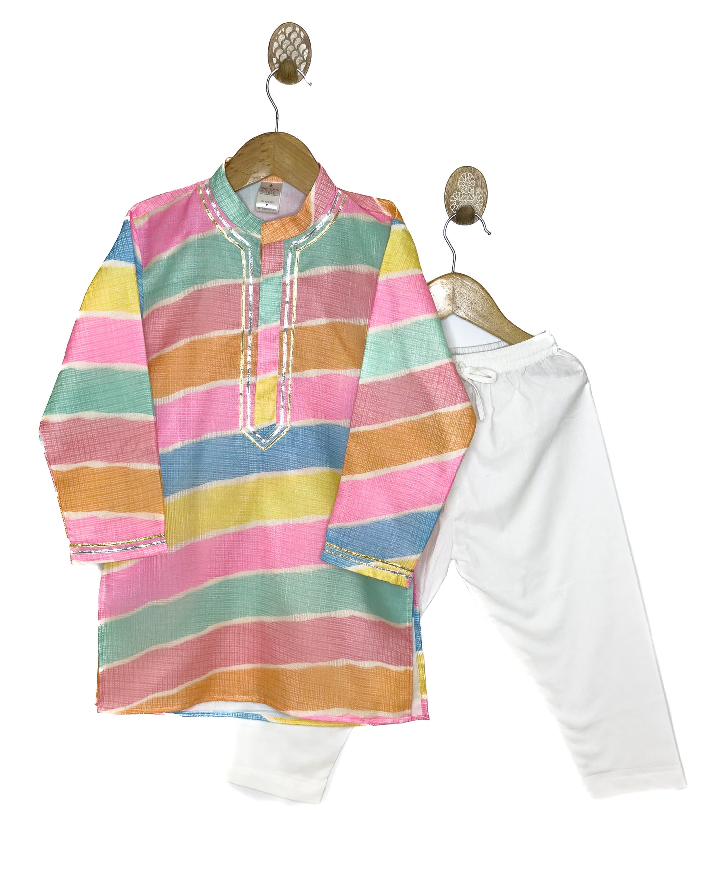 Multicolor Lehariya Kurta