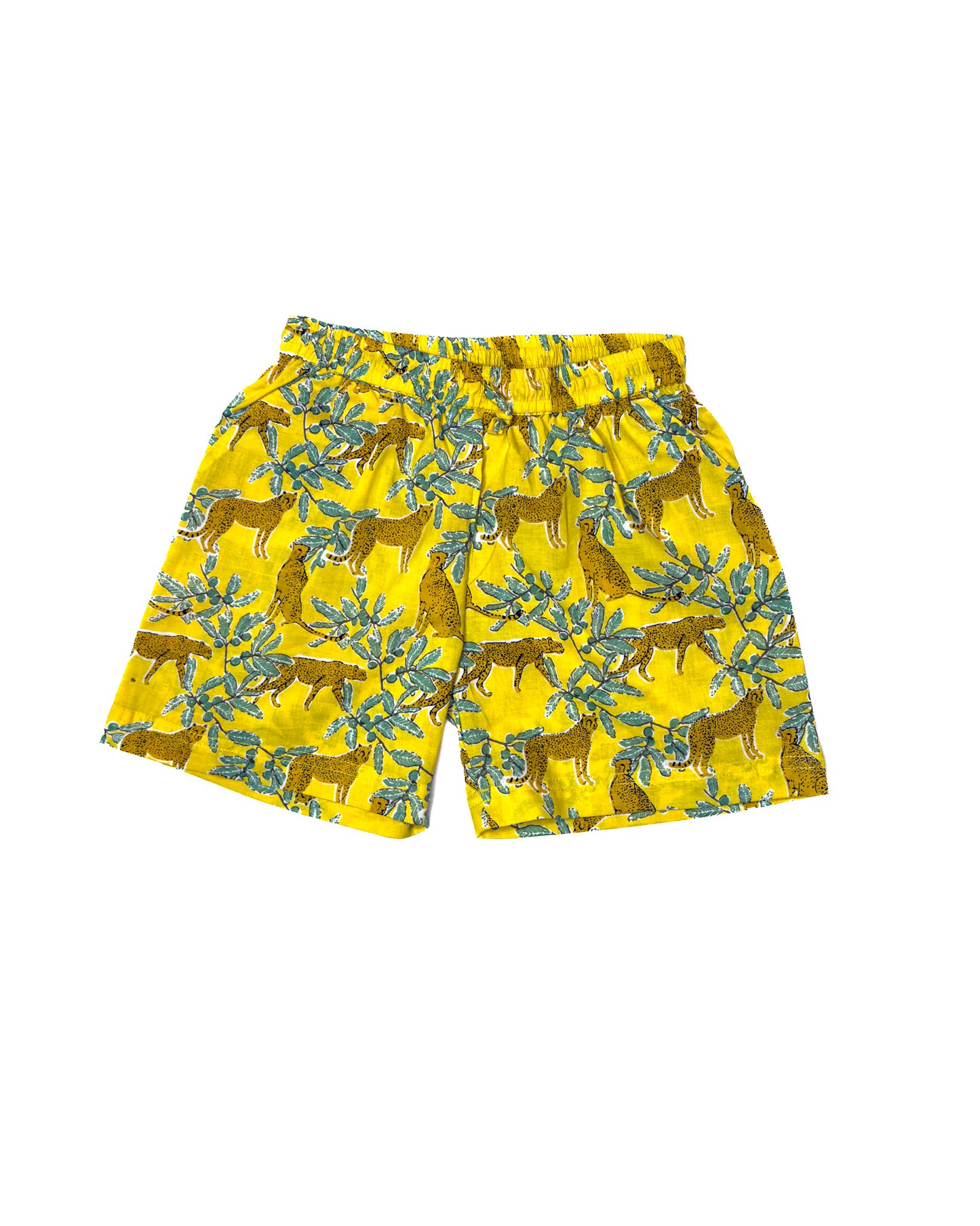 Cheetah Shorts Set