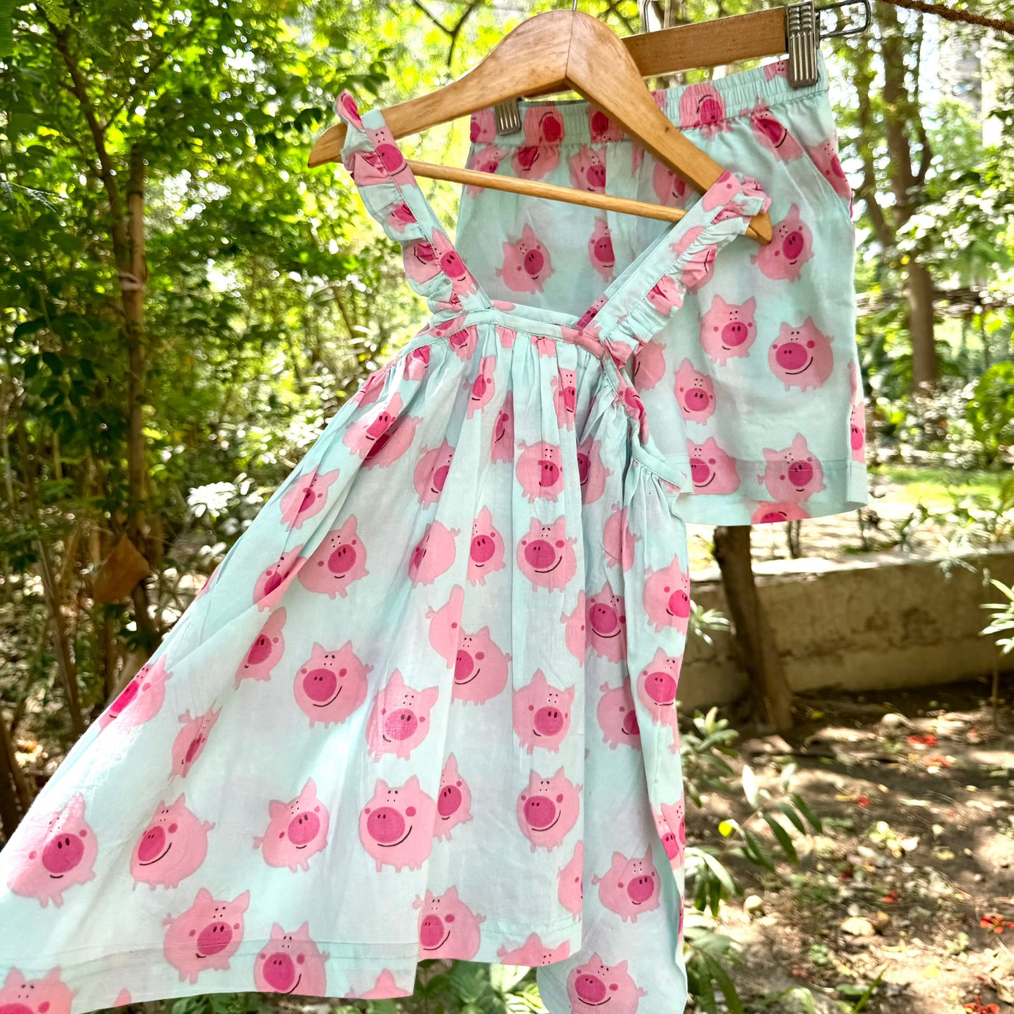 Pig Cotton Coord Set