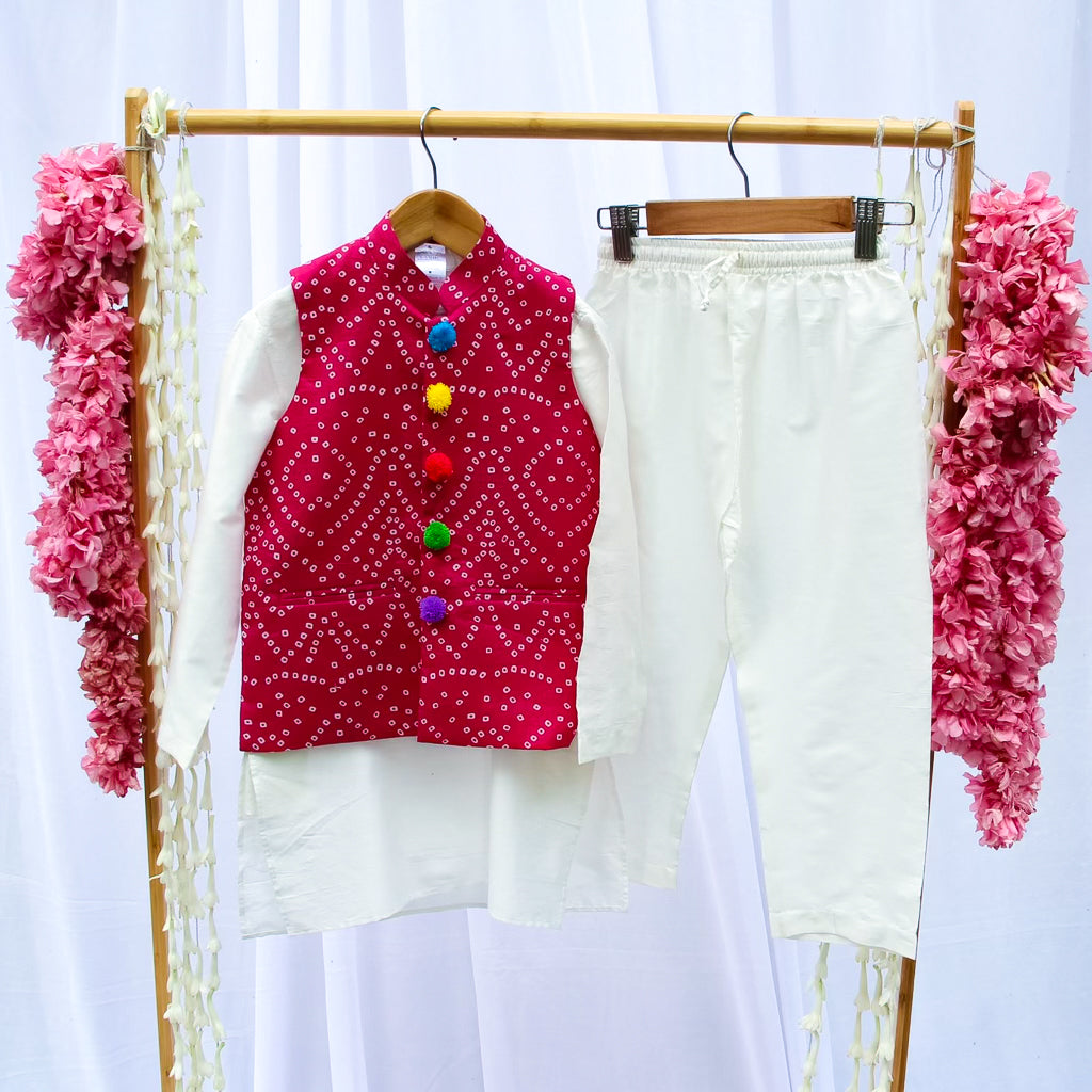 Rangrez Jacket Kurta Set