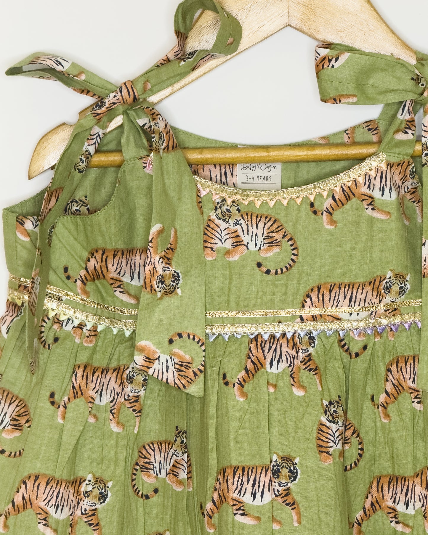 Green Sher Kurta Plazo Set