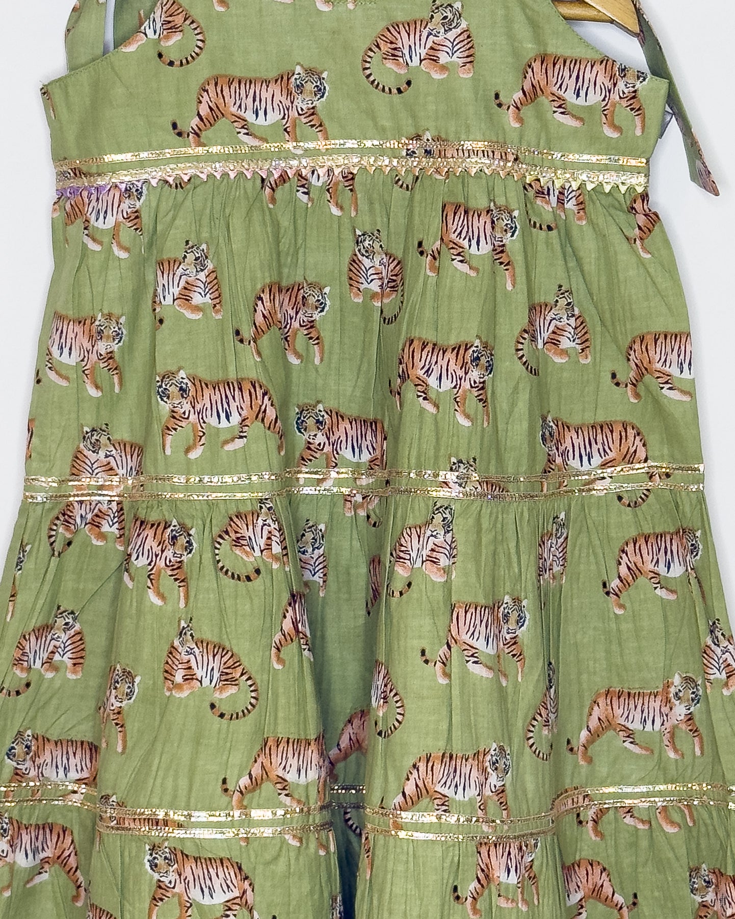 Green Sher Kurta Plazo Set