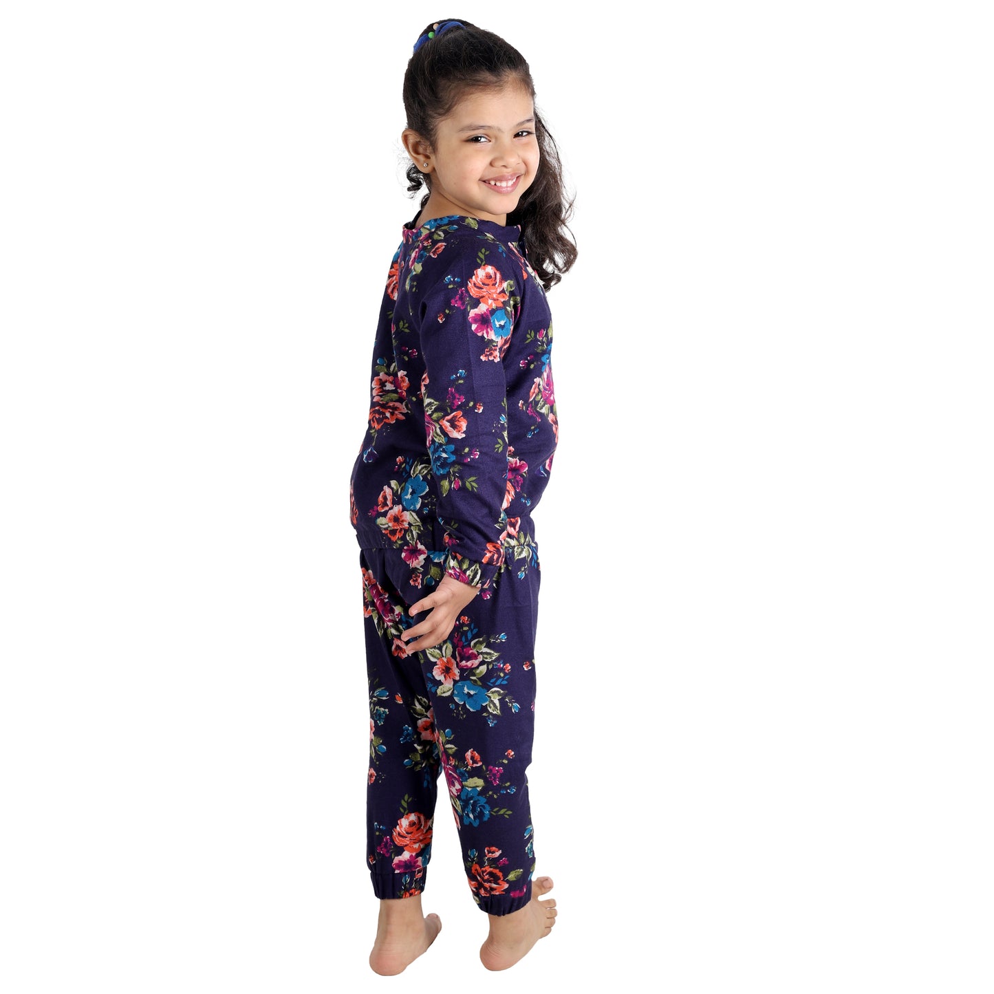 Blue Floral Jumpsuit