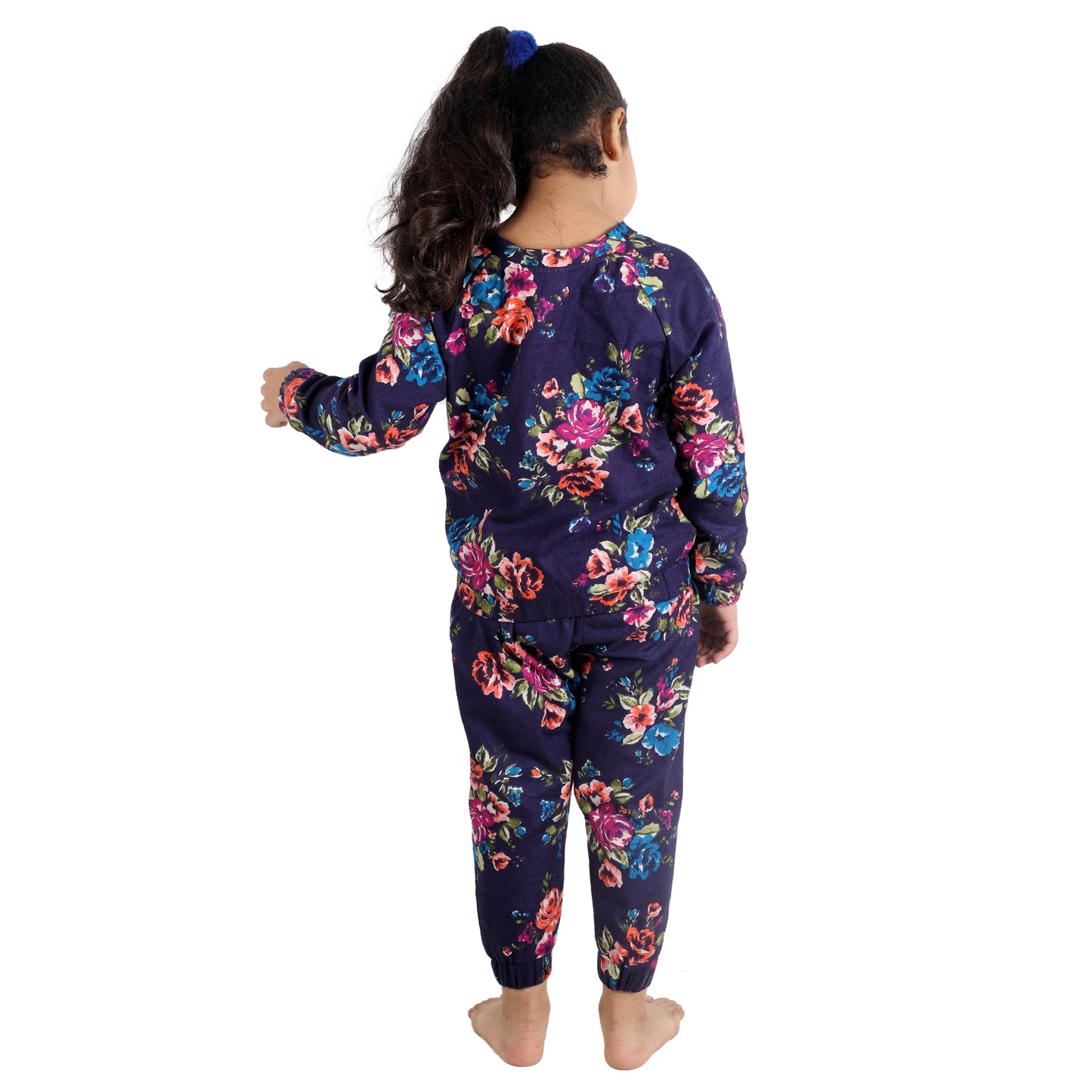 Blue Floral Jumpsuit