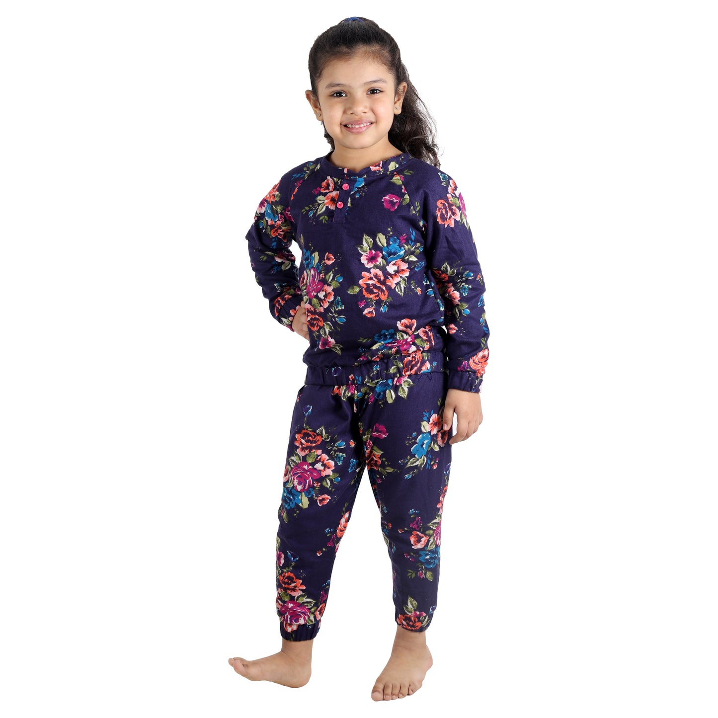 Blue Floral Jumpsuit