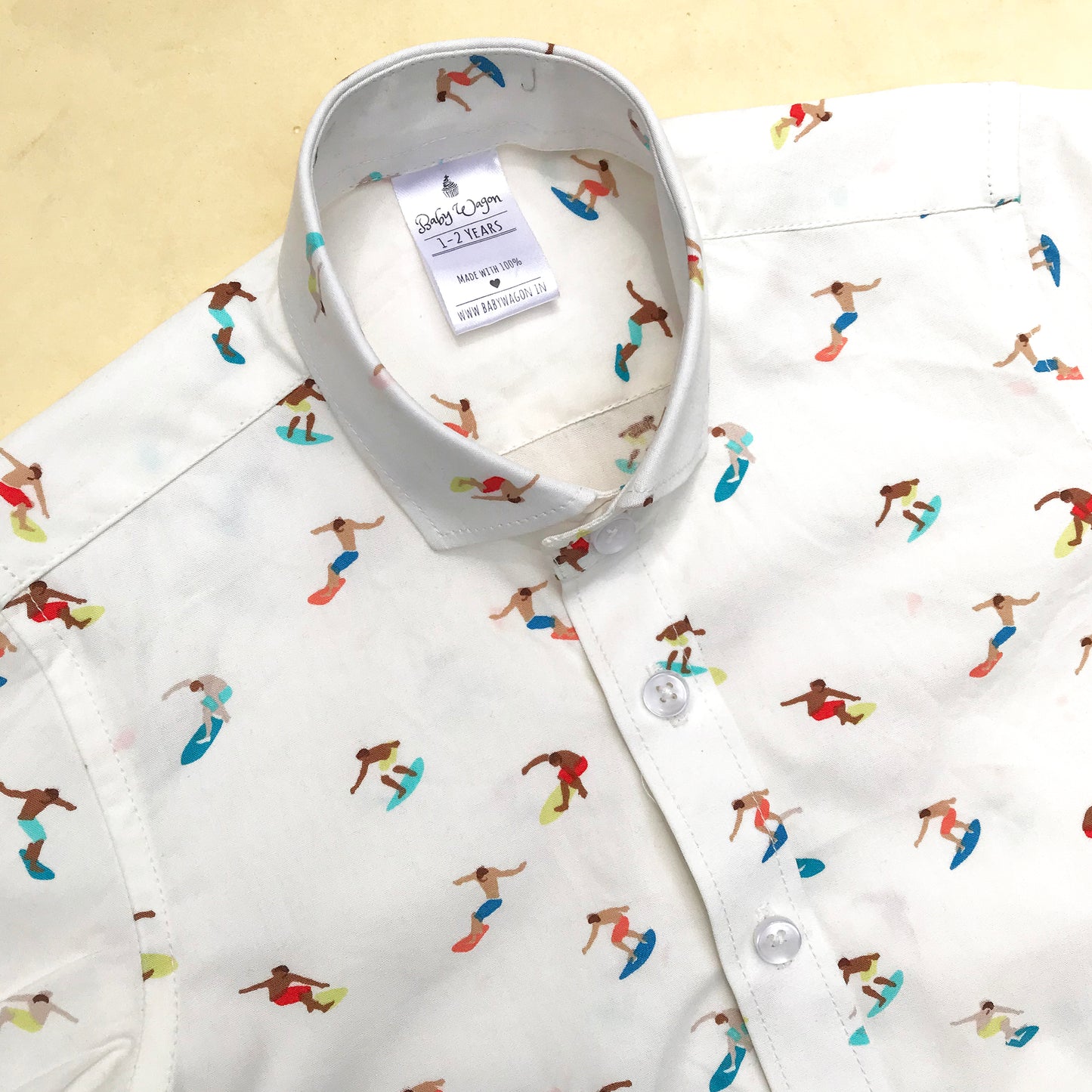 White Surfer Shirt
