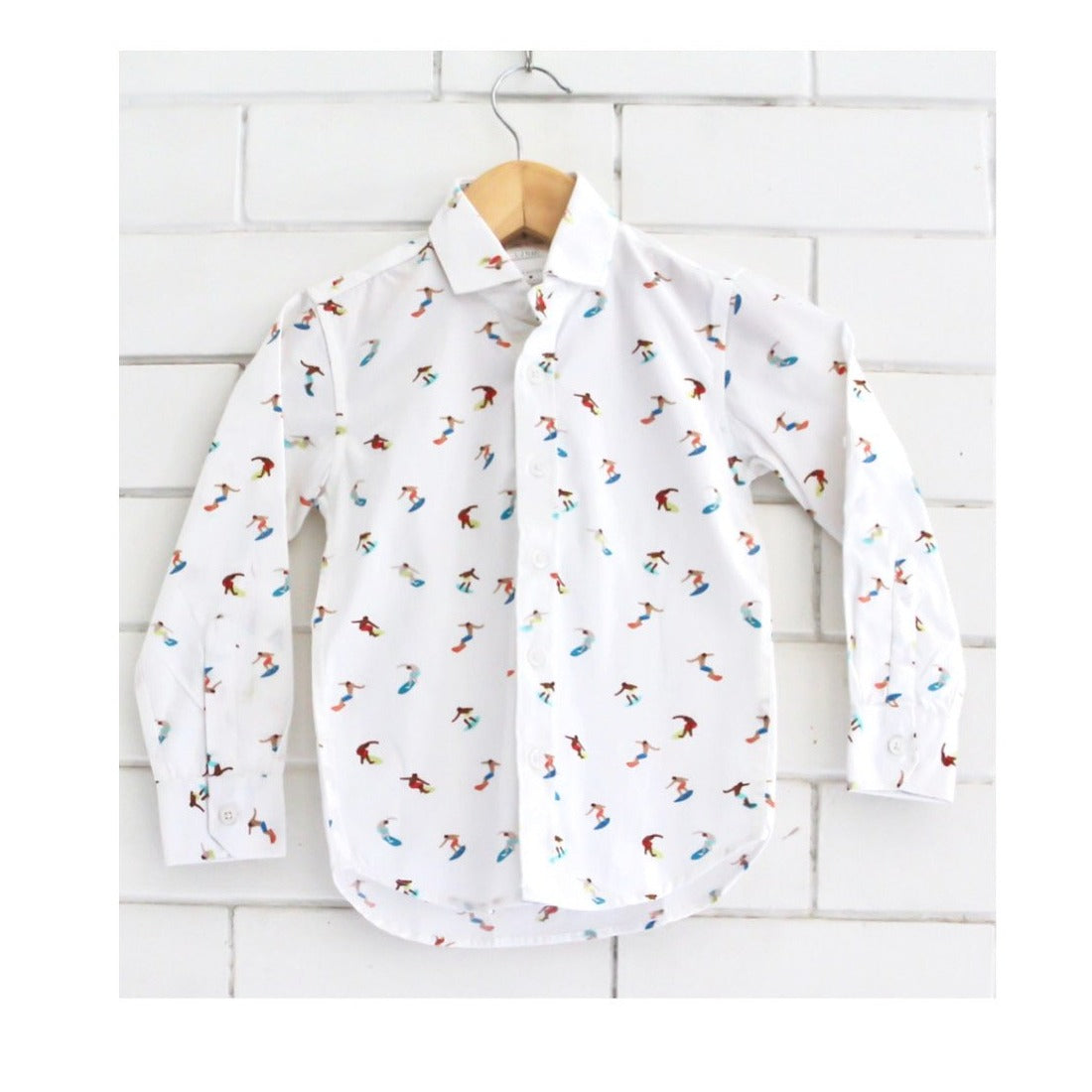 White Surfer Shirt