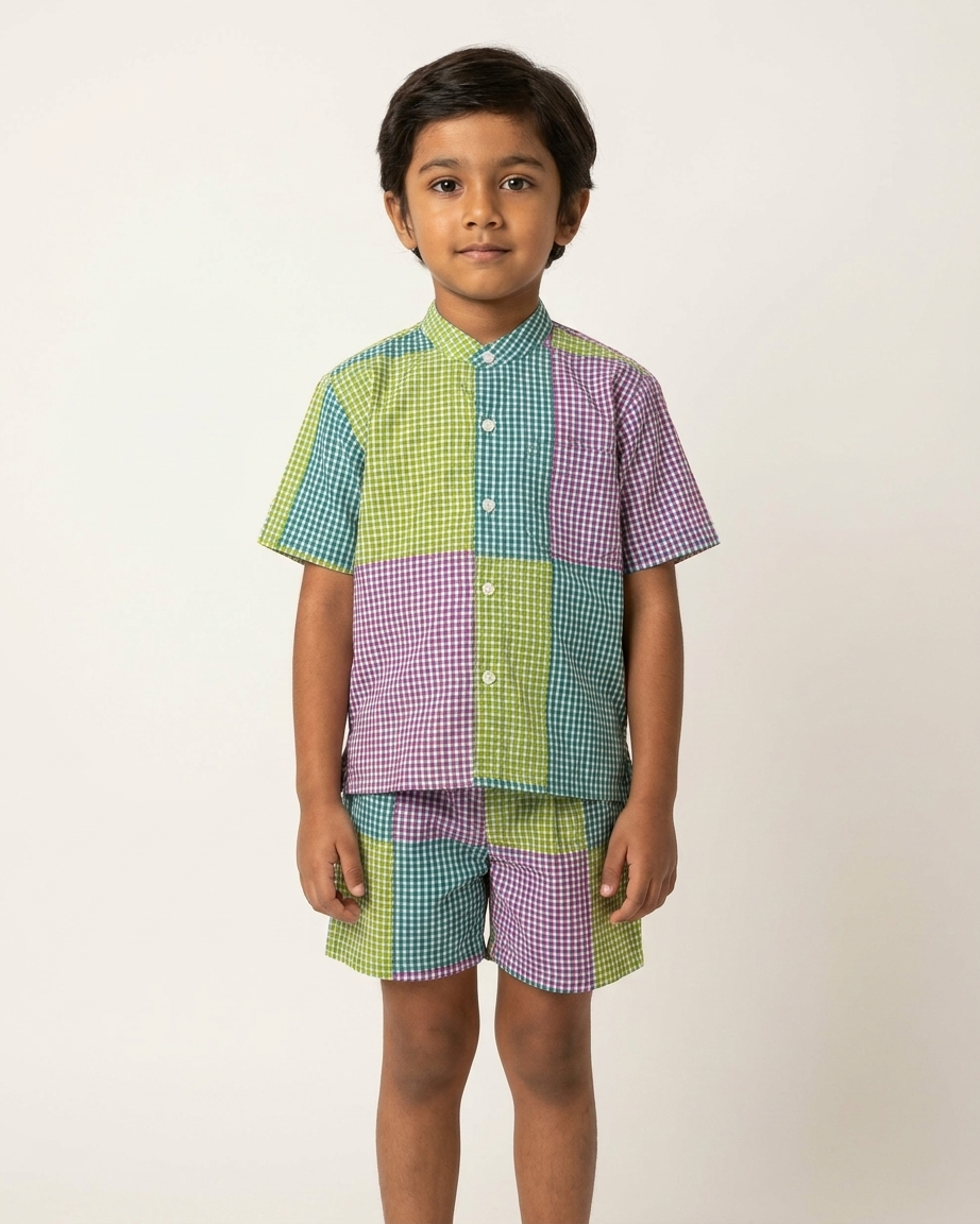 Bright Checks Co-ord Set