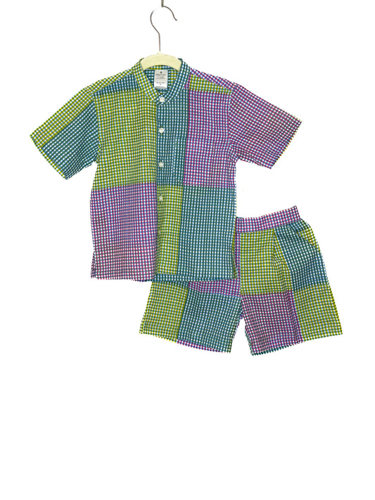 Bright Checks Cotton Co-ord Set