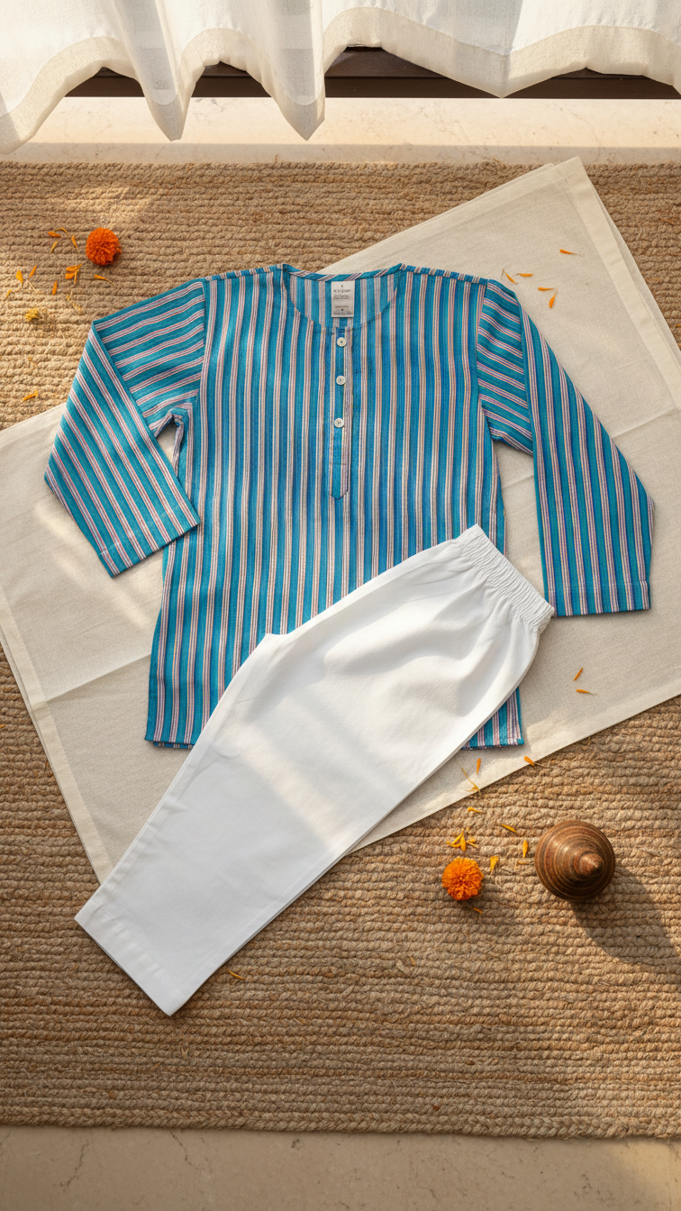 Mazedar Stripe Pyjama Set