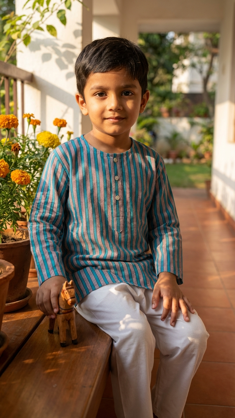 Mazedar Stripe Pyjama Set