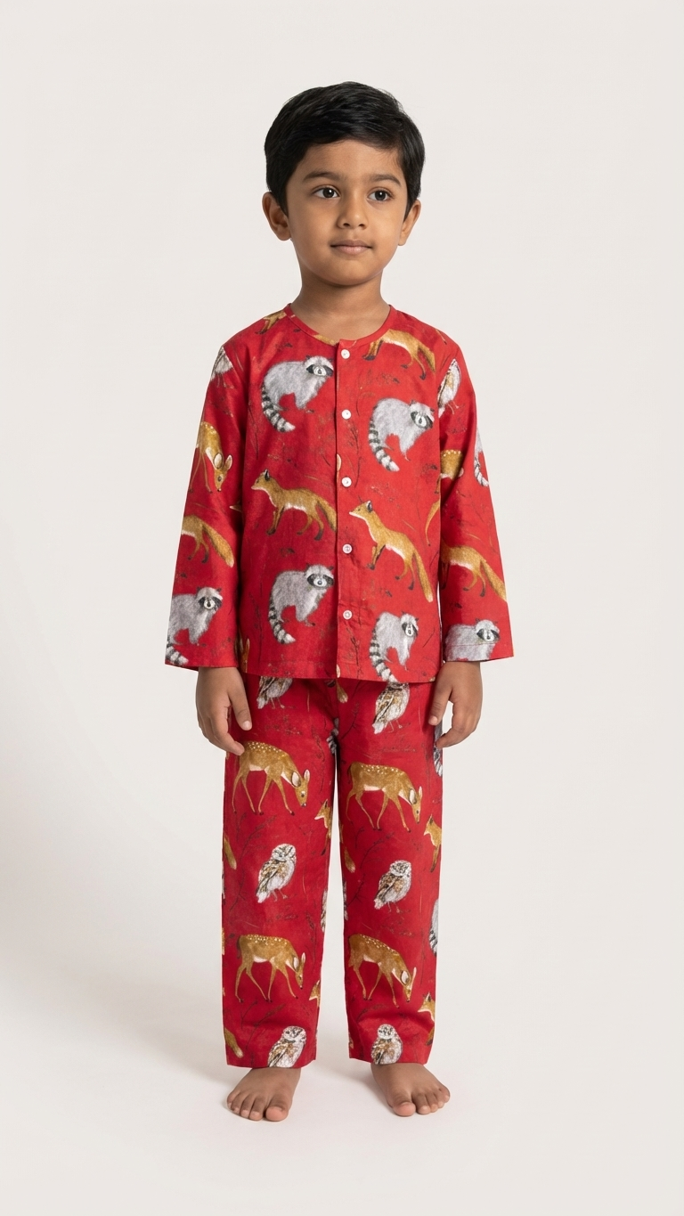 Round Neck Wild Animal Set