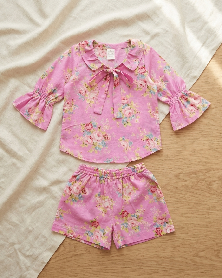 Pink Rose Garden Co-ord Set