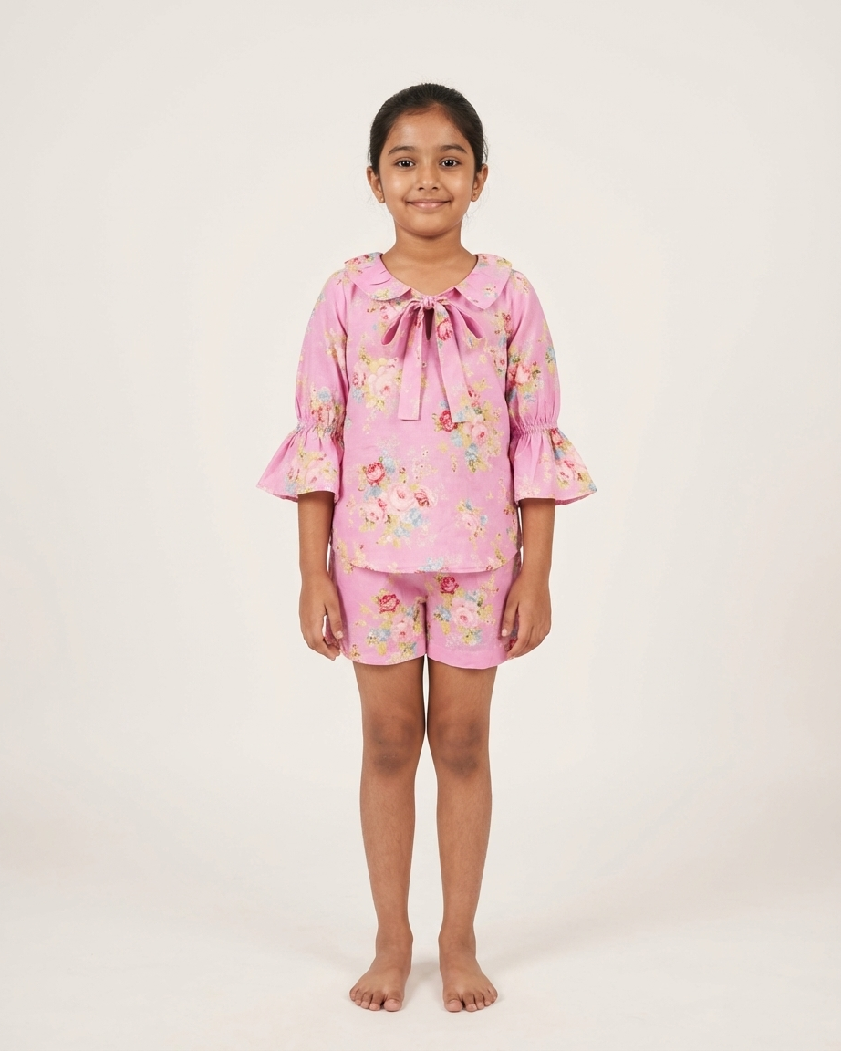 Pink Rose Garden Co-ord Set